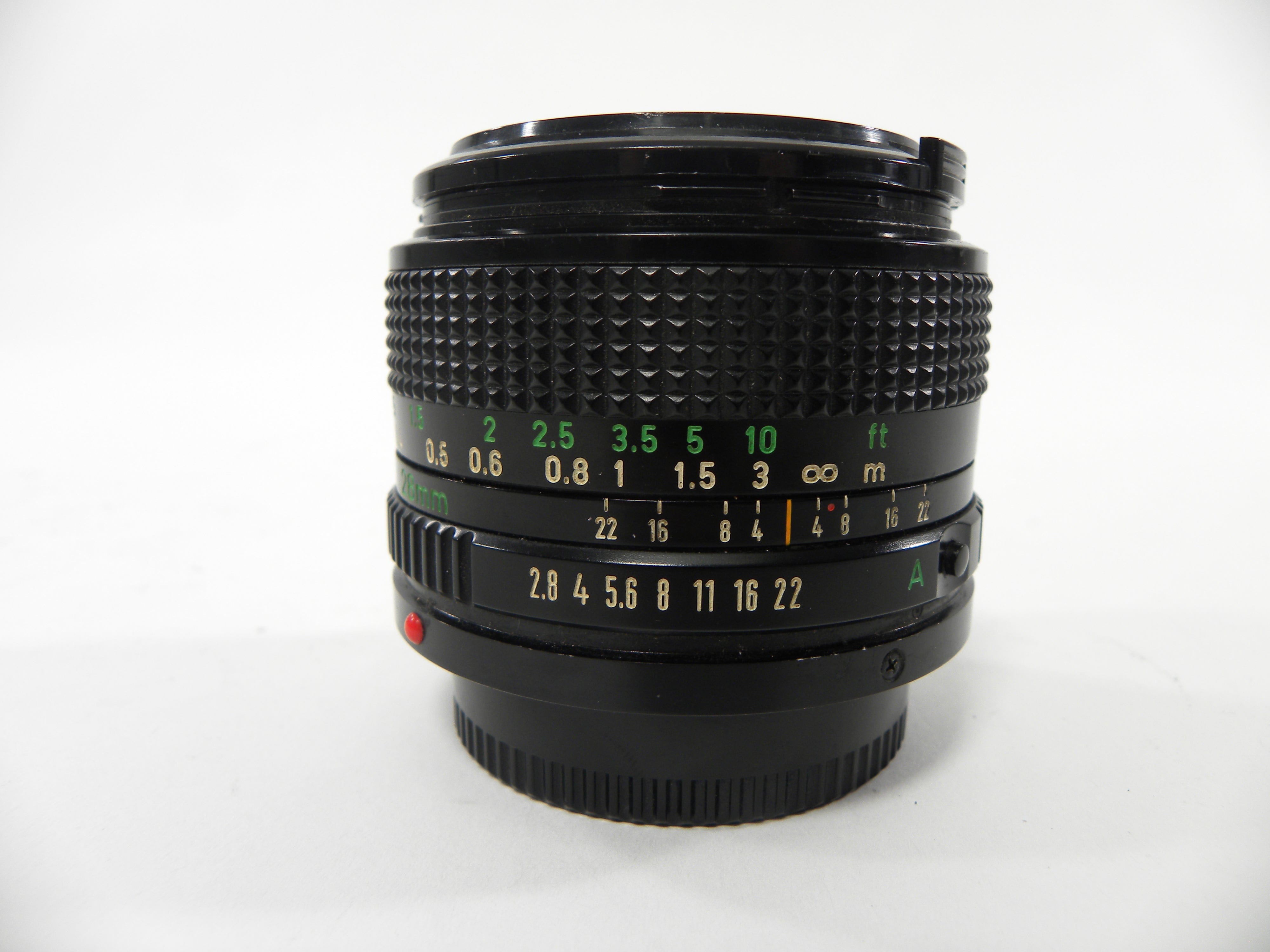 Canon FD 28mm f2.8