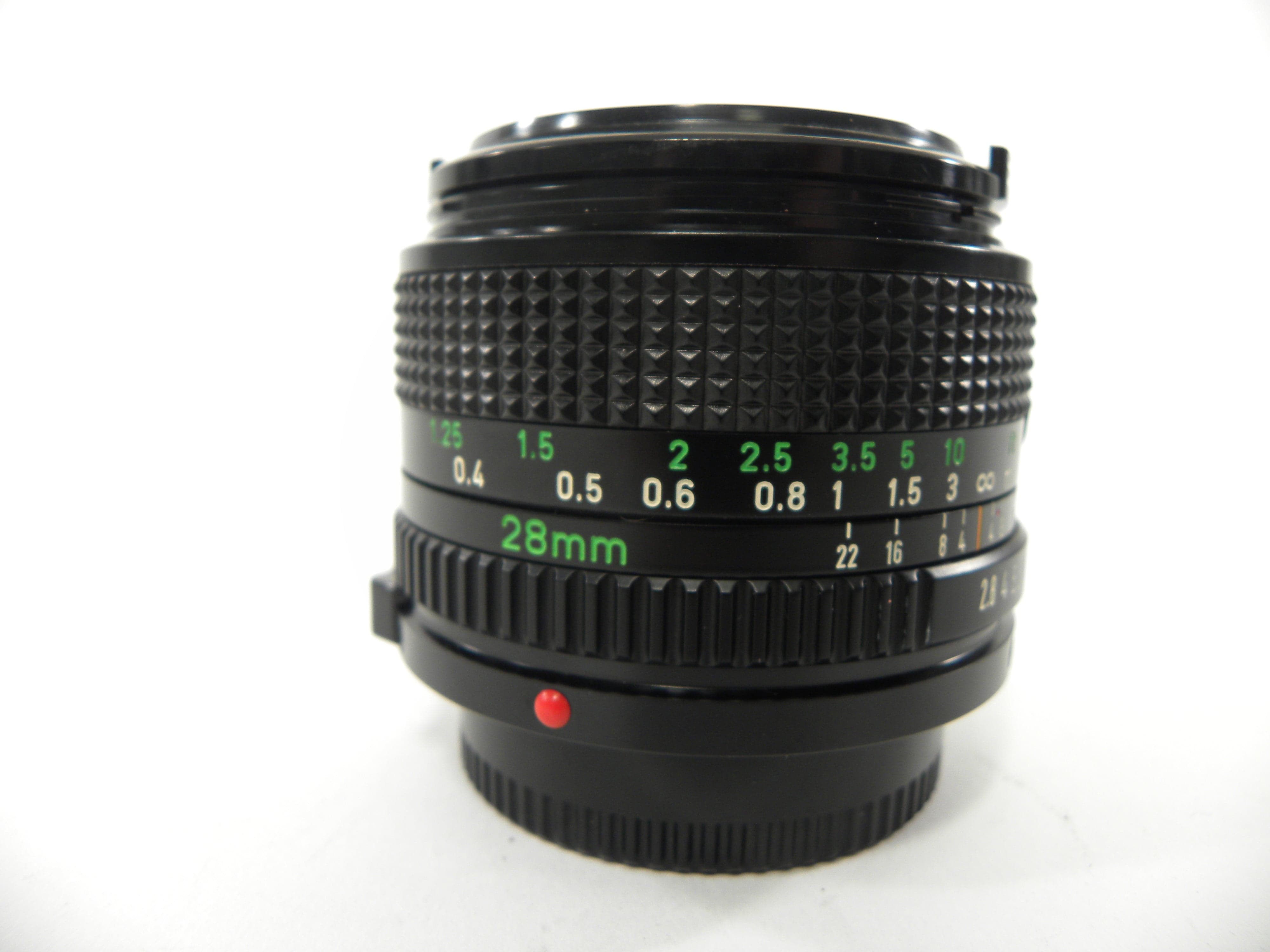 Canon FD 28mm f2.8