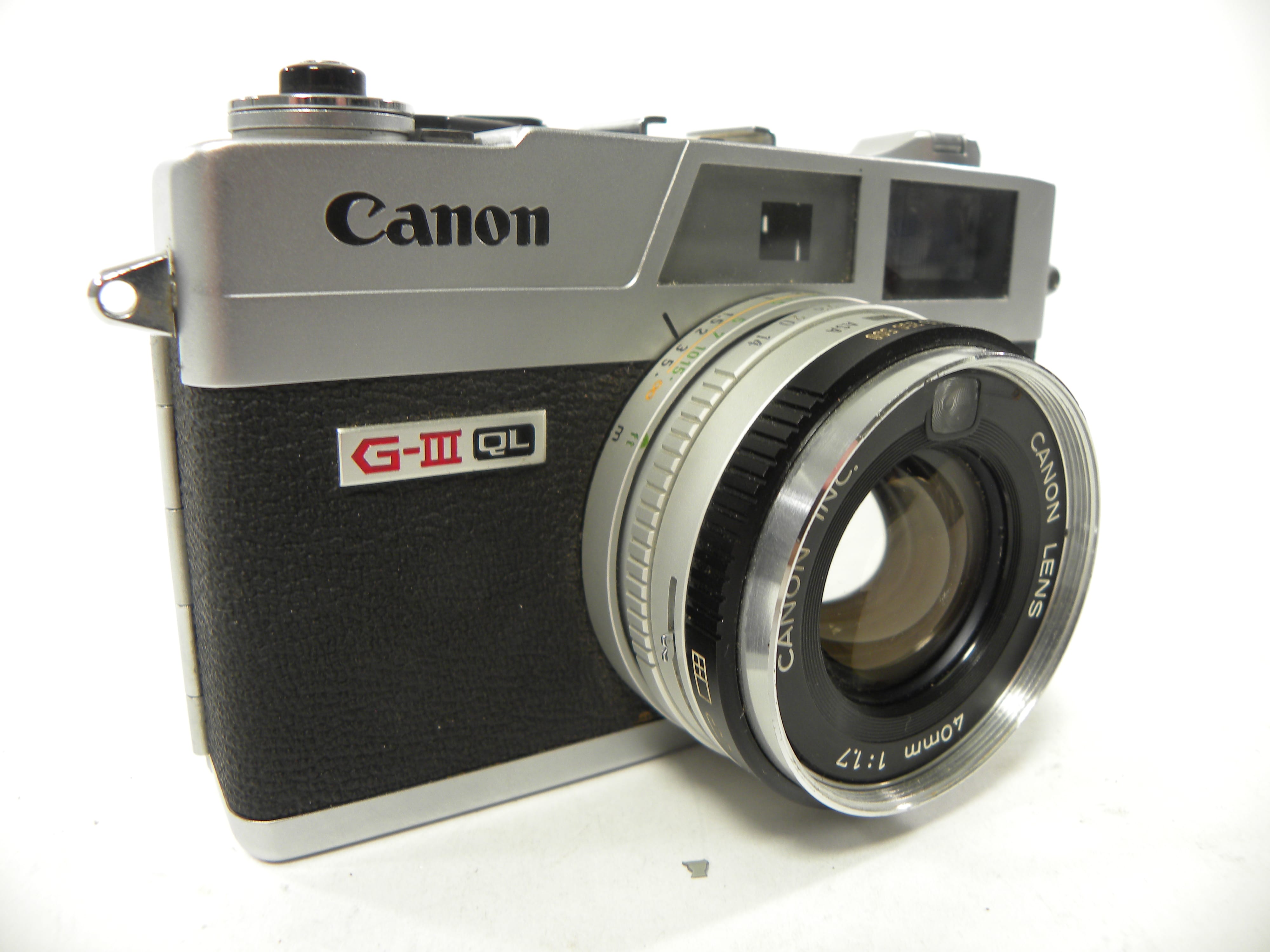 Canon G-III Canonet QL-17 35mm camera