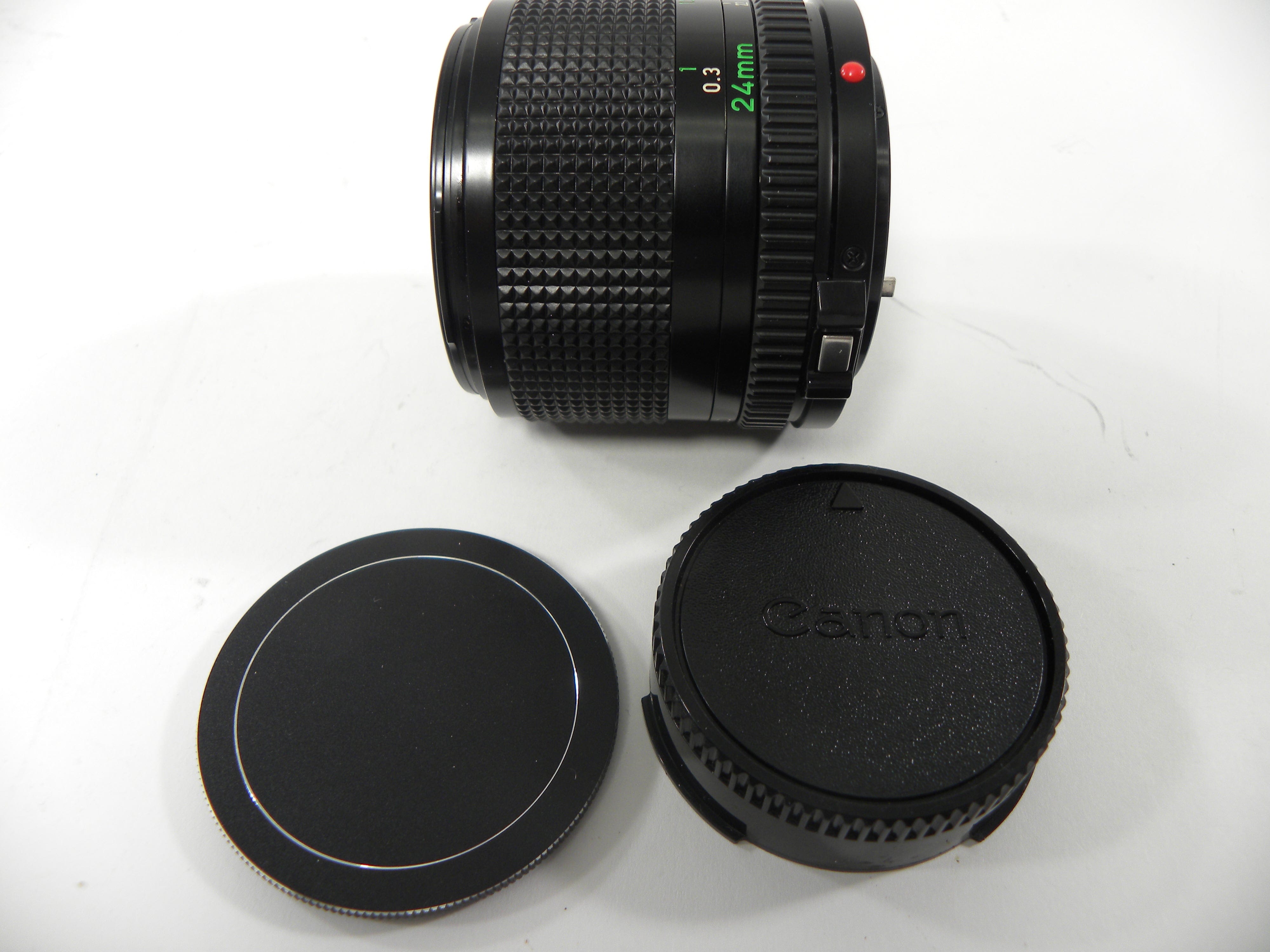 Canon NFD 24mm f2 lens