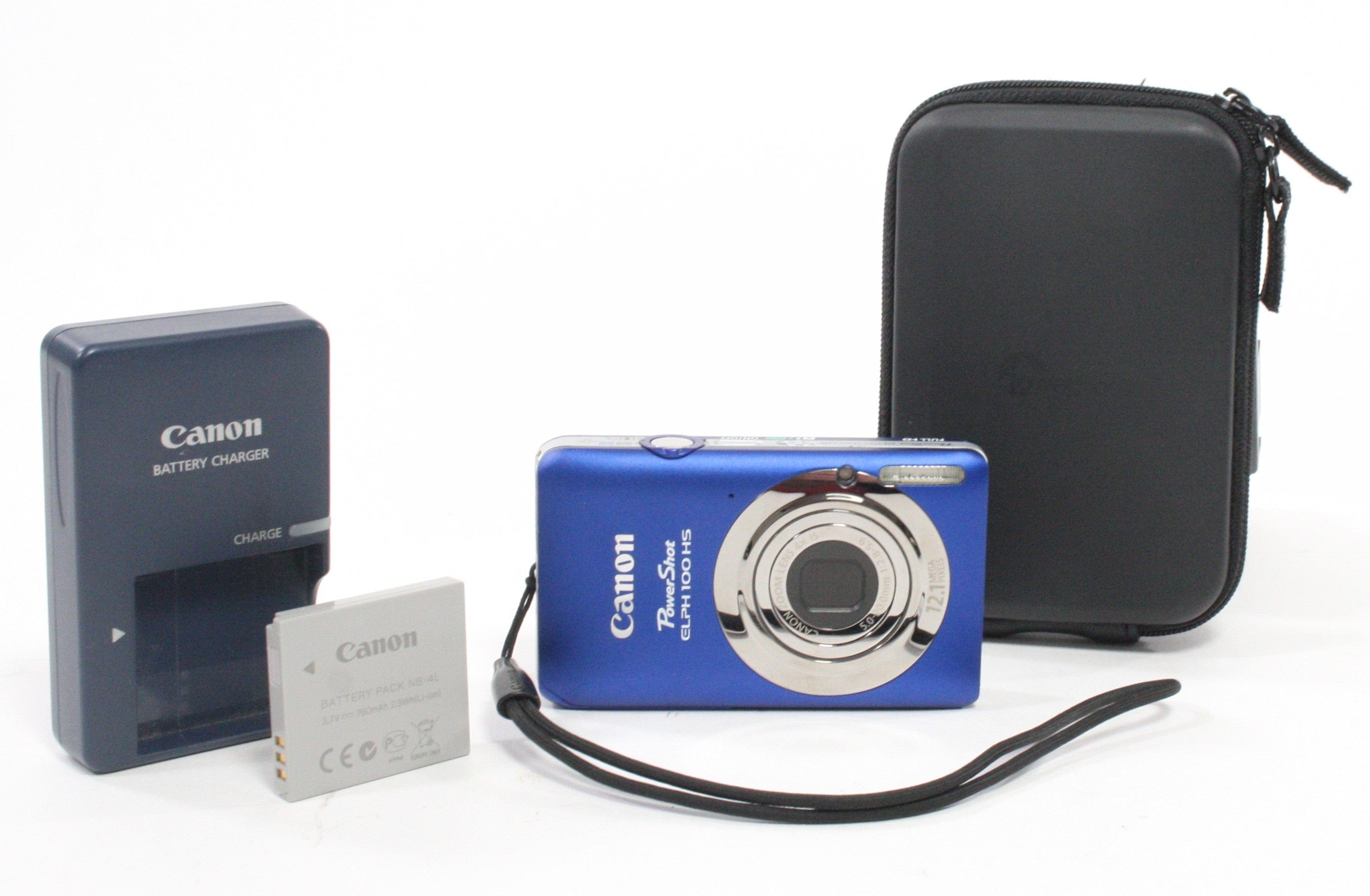 Canon Power-shot ELPH 100 HS 4x Zoom 12.1mp (Blue)