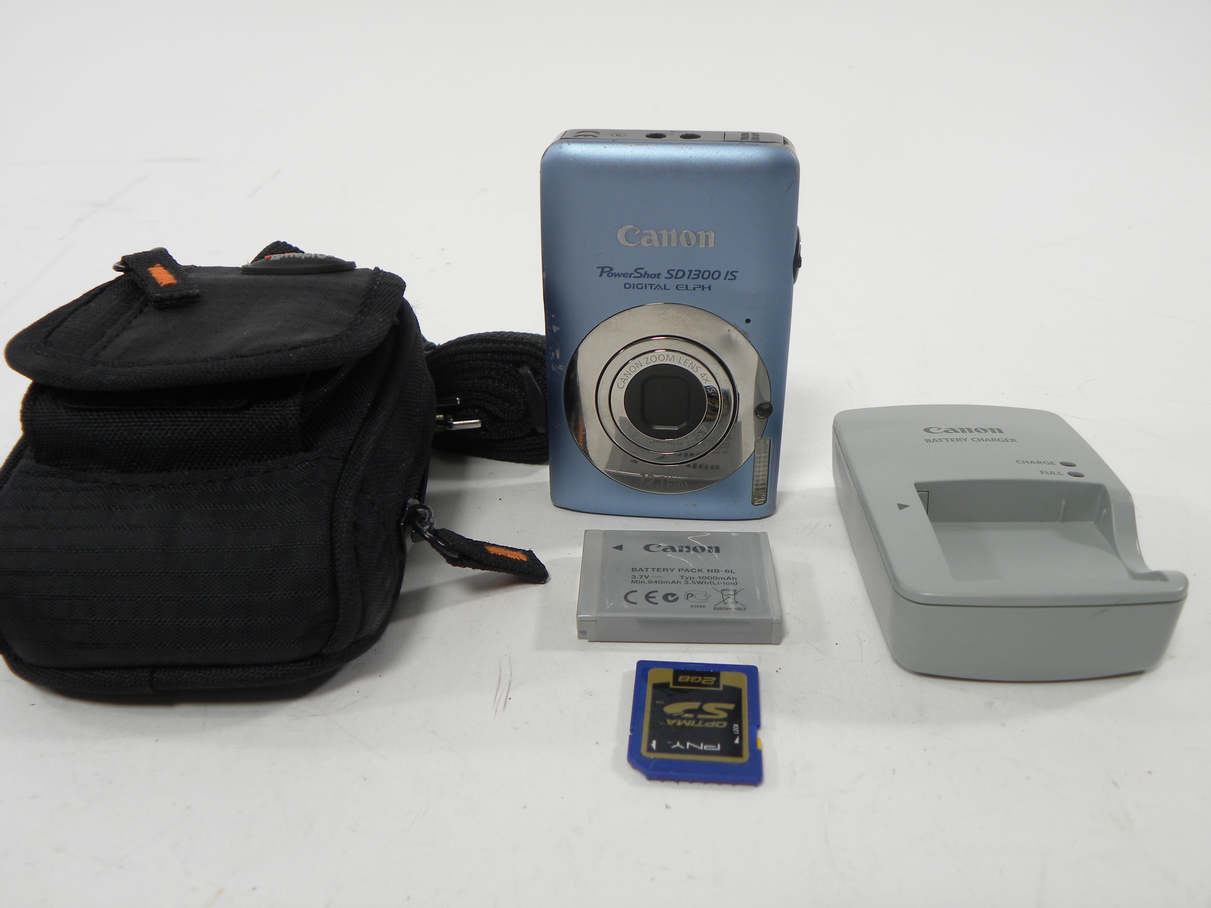 Canon Power Shot SD 1300 IS 12.1mp Digital Camera AS IS