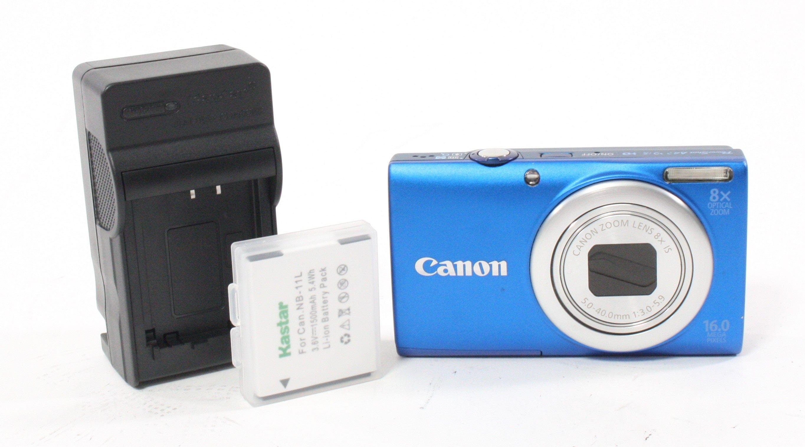 Canon PowerShot A4000 Digital Camera 8x Zoom 16.0mp (Blue)