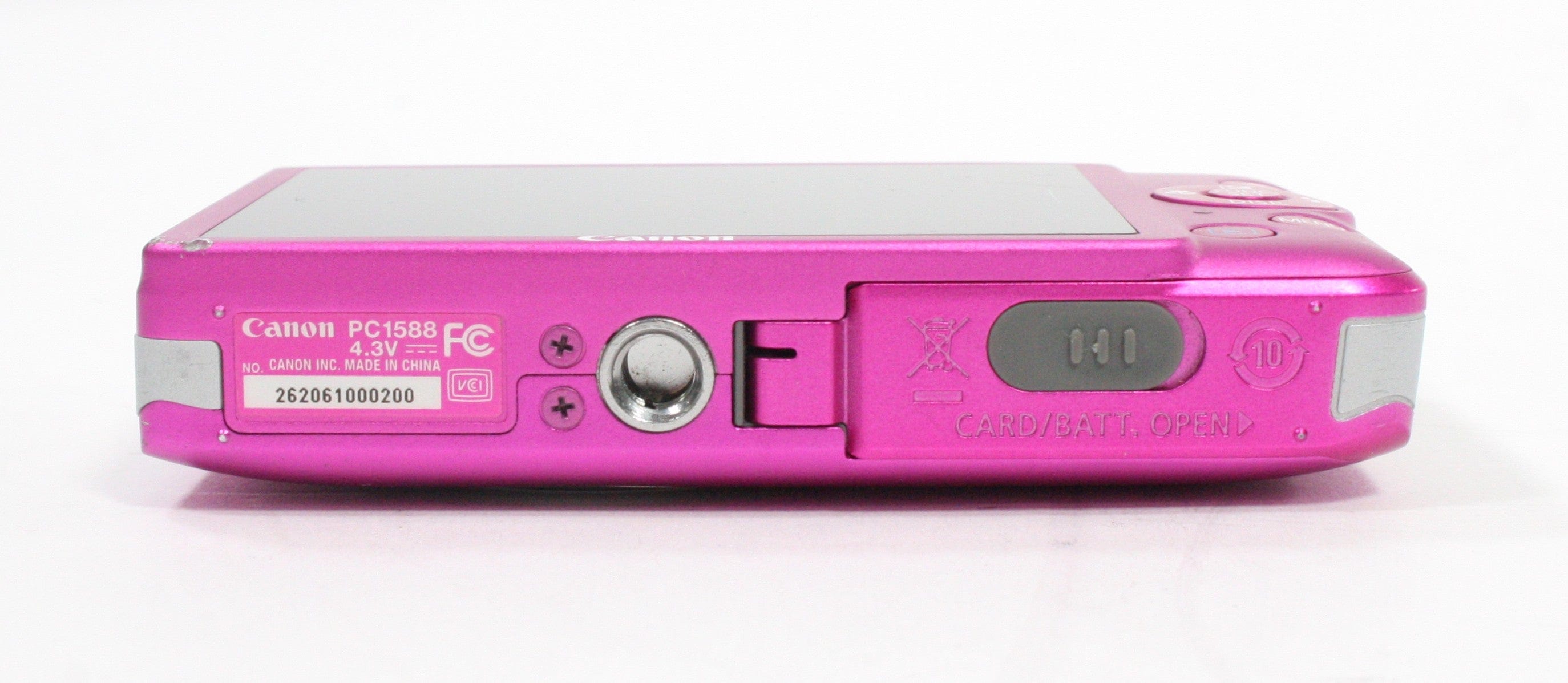 Canon PowerShot Elph 100 HS PC1588 Digital Camera 4x Zoom 12.1mp (Pink)