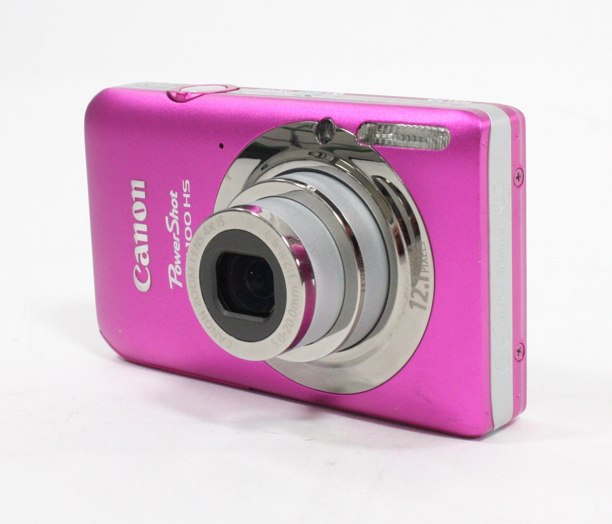 Canon PowerShot Elph 100 HS PC1588 Digital Camera 4x Zoom 12.1mp (Pink)
