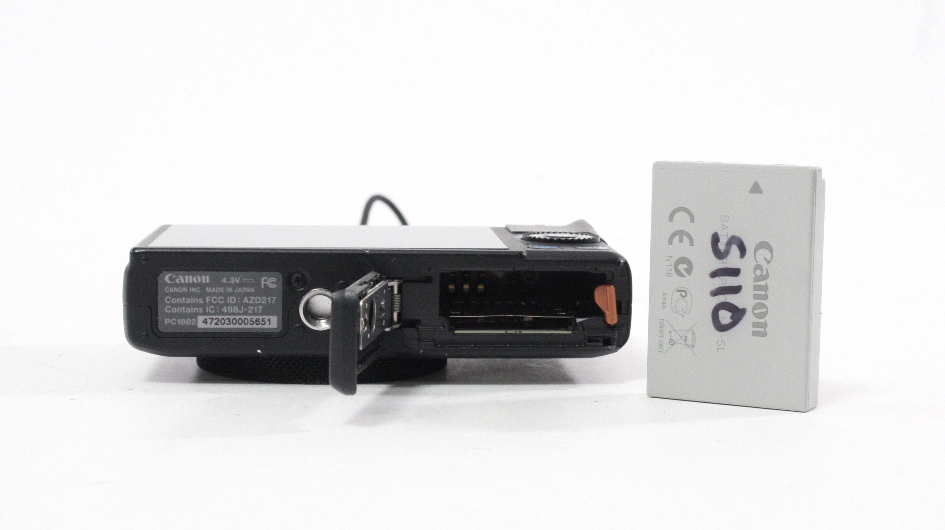 Canon PowerShot S110 Digital Point-and-Shoot Camera 5x Zoom 12.1mp