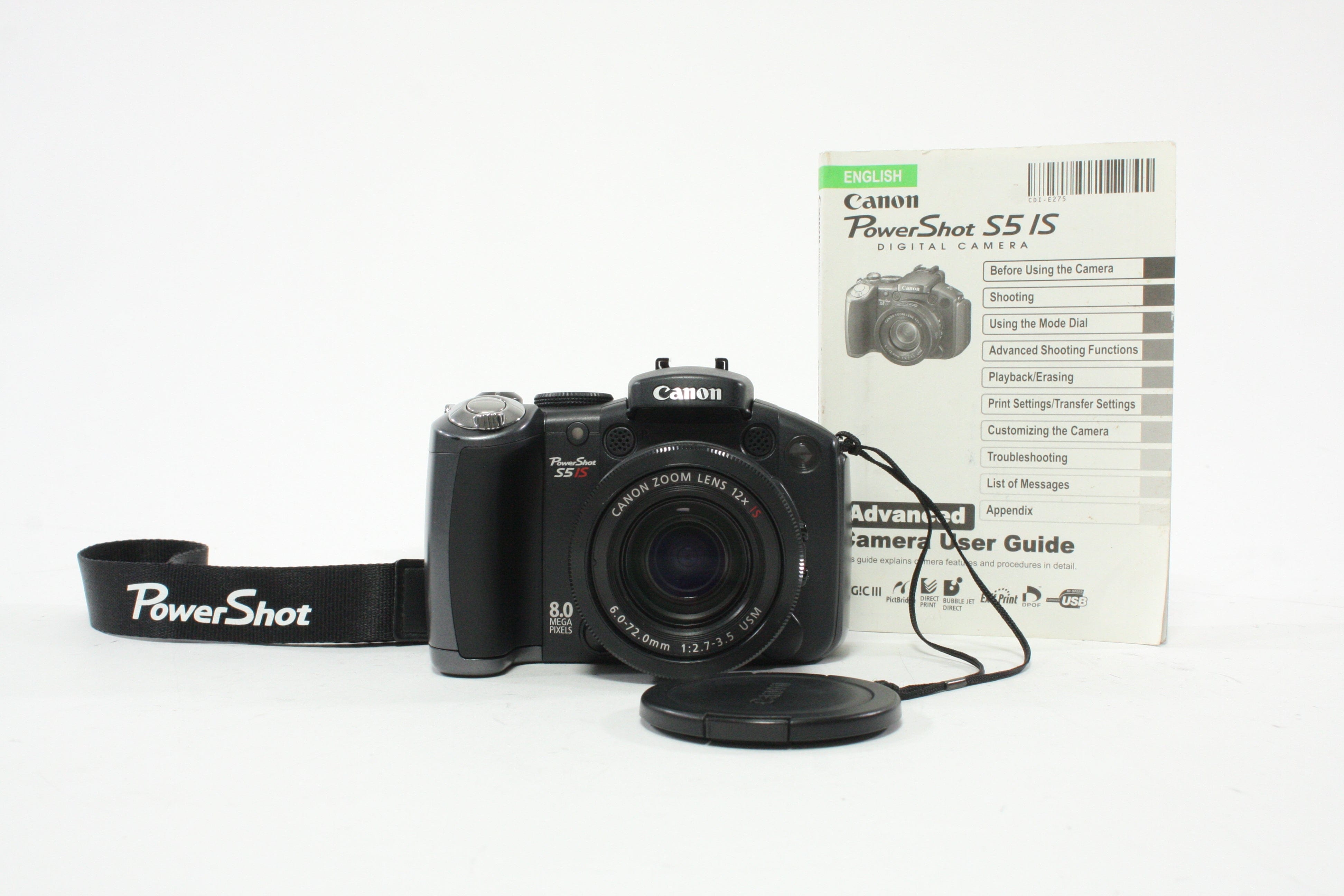 Canon PowerShot S5 IS Digital Camera 12x Zoom 8.0mp