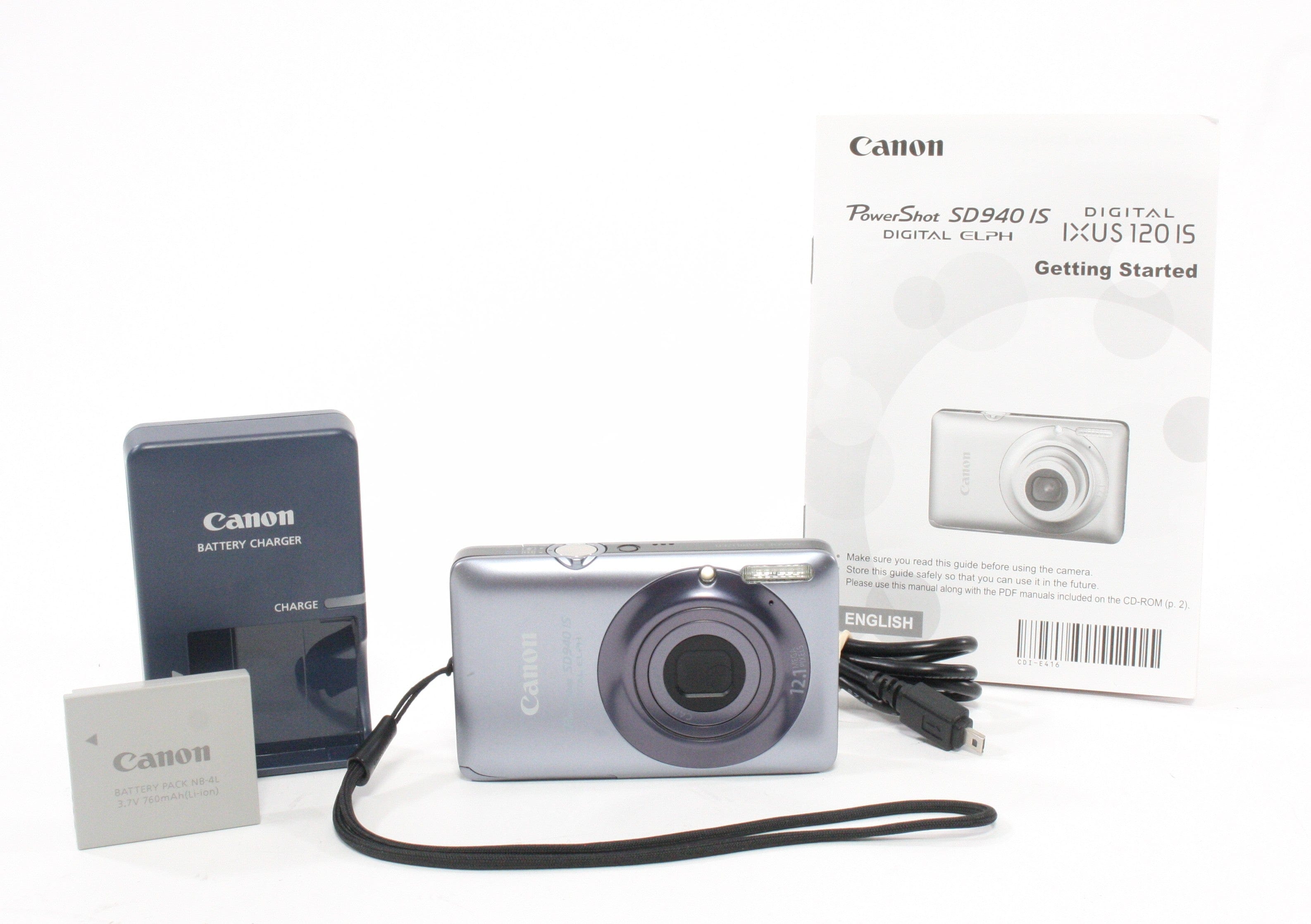 Canon PowerShot SD940 ELPH 4x Zoom 12.1mp Digital Camera