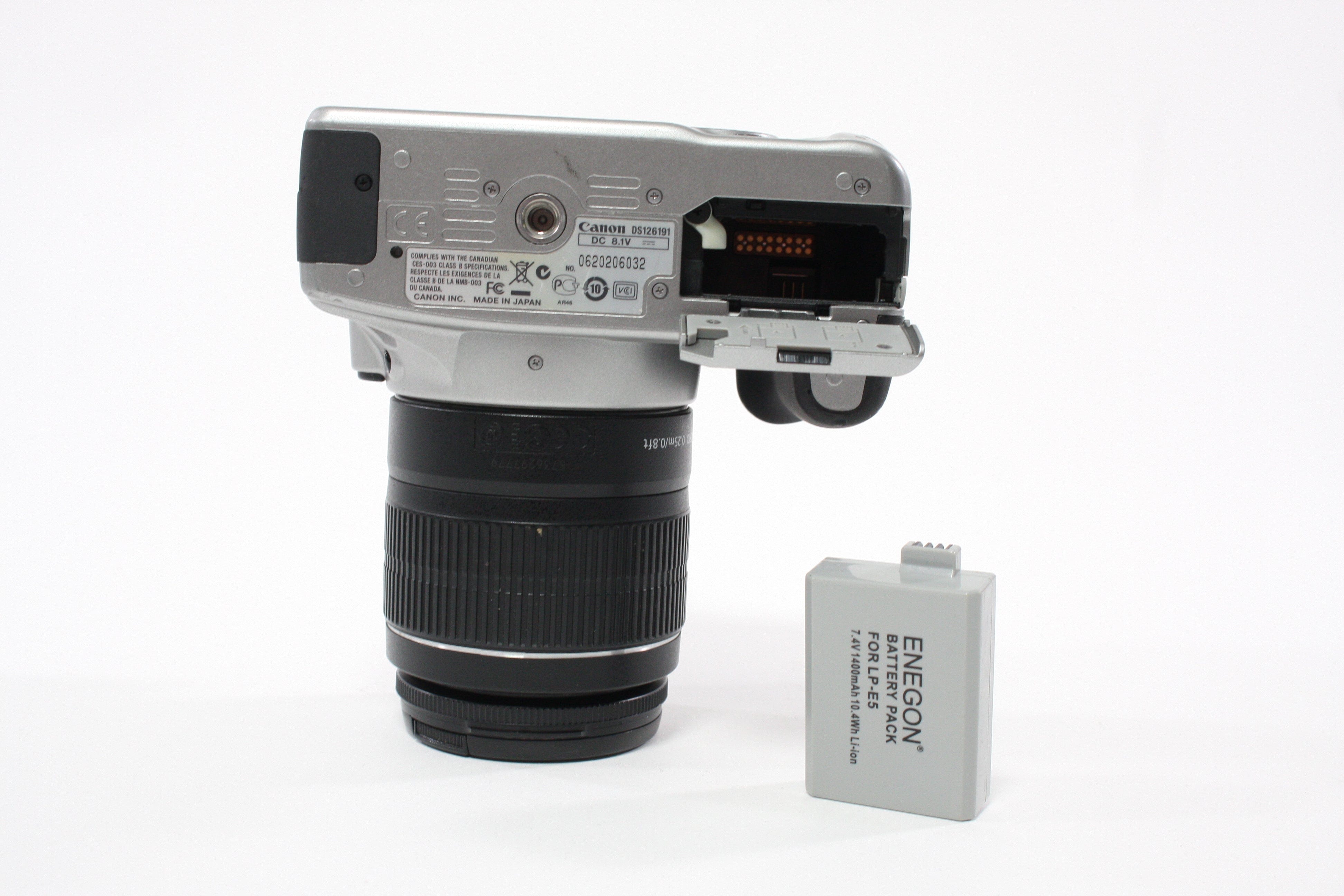 Canon Rebel Digital XS with 18-55mm f/3.5-5.6 Lens