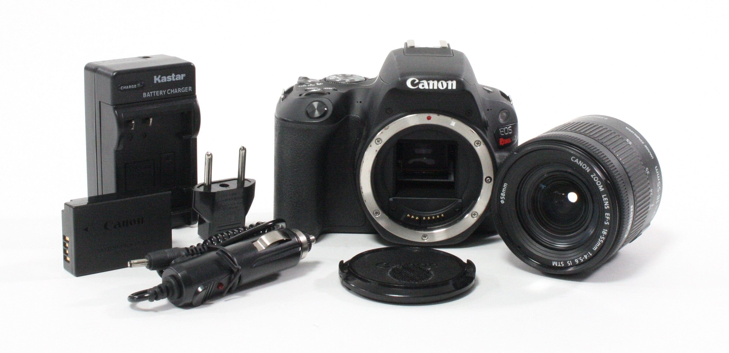 Canon Rebel SL2 Digital SLR Camera with 18-55mm 1/4-5.6 IS STM Lens