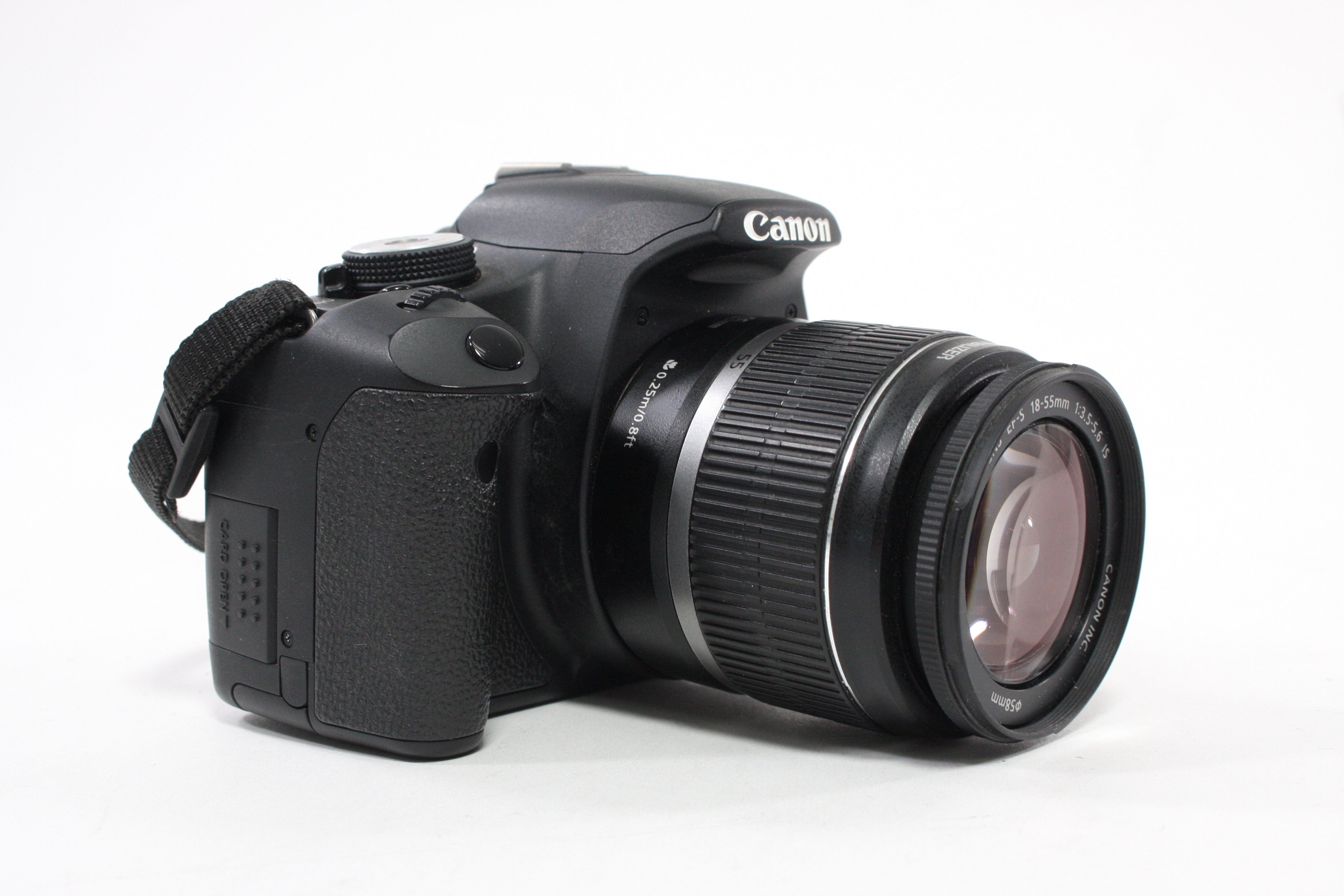 Canon Rebel T1i DSLR Camera with 18-55mm f/3.5-5.6 IS Lens Shutter Count 3,033