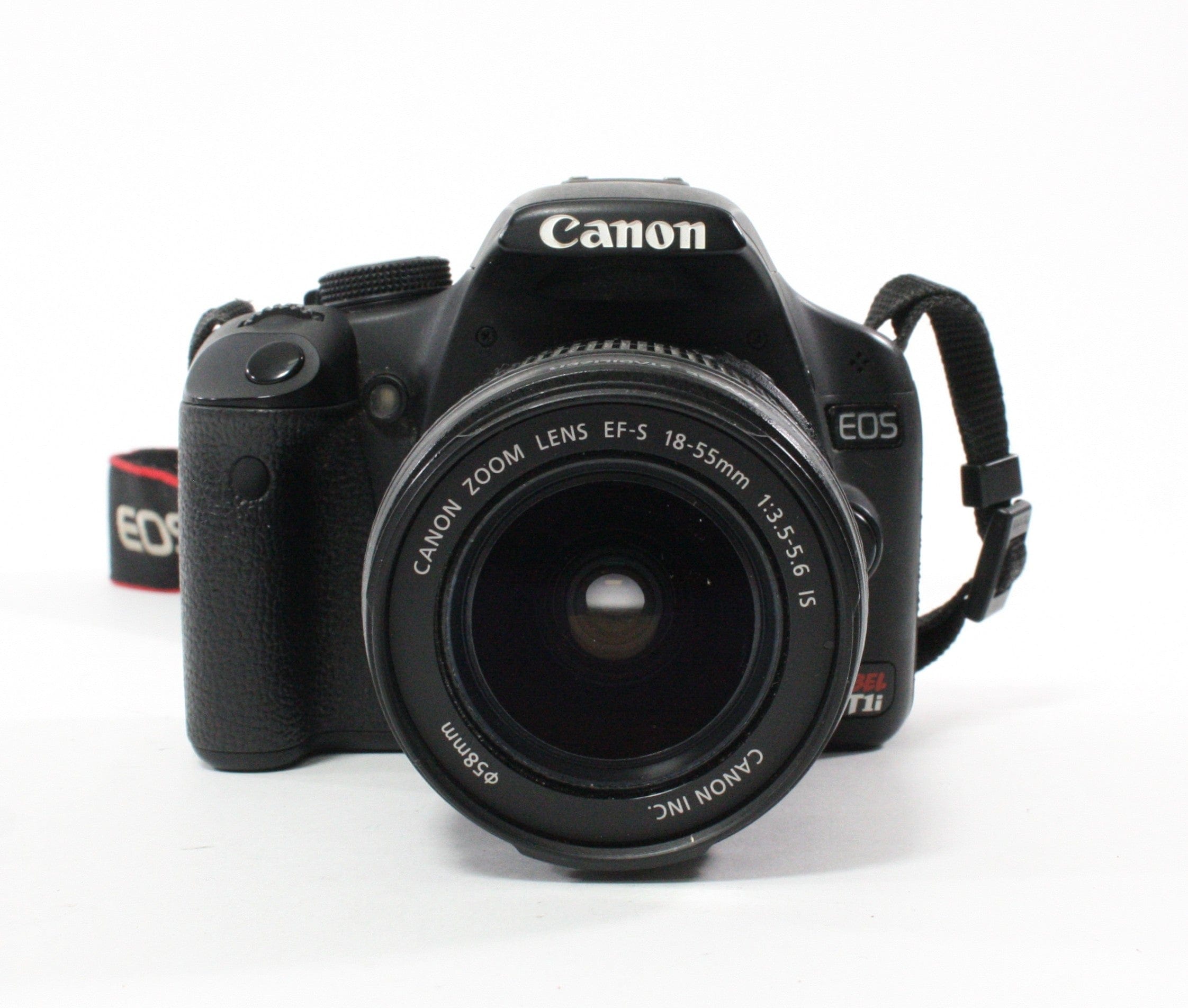 Canon Rebel T1i DSLR Camera with 18-55mm f/3.5-5.6 IS Lens Shutter Count 3,258
