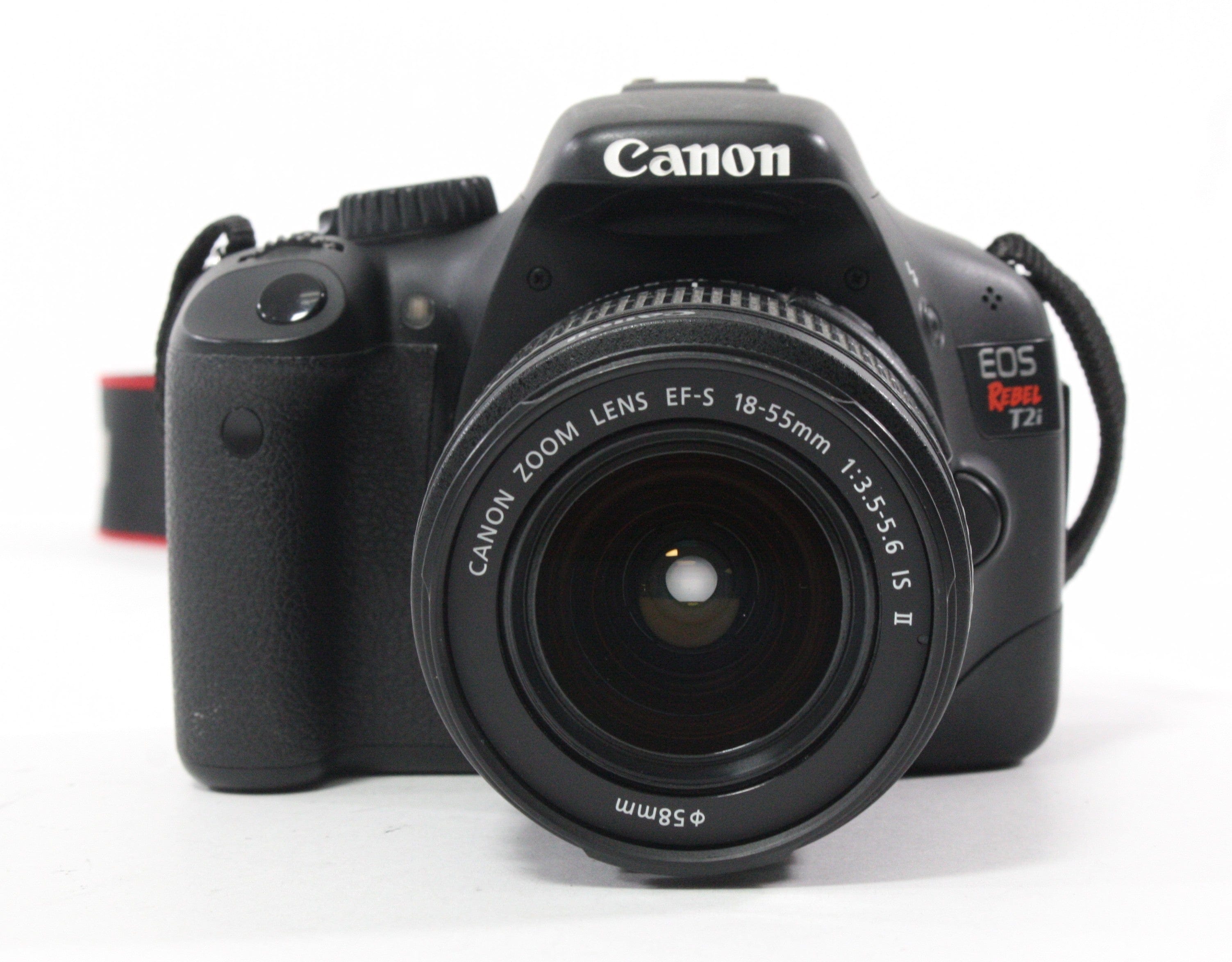 Canon Rebel T2i Digital SLR Camera with 18-55mm f/3.5-5.6 IS II Lens with Shutter Count 3,482