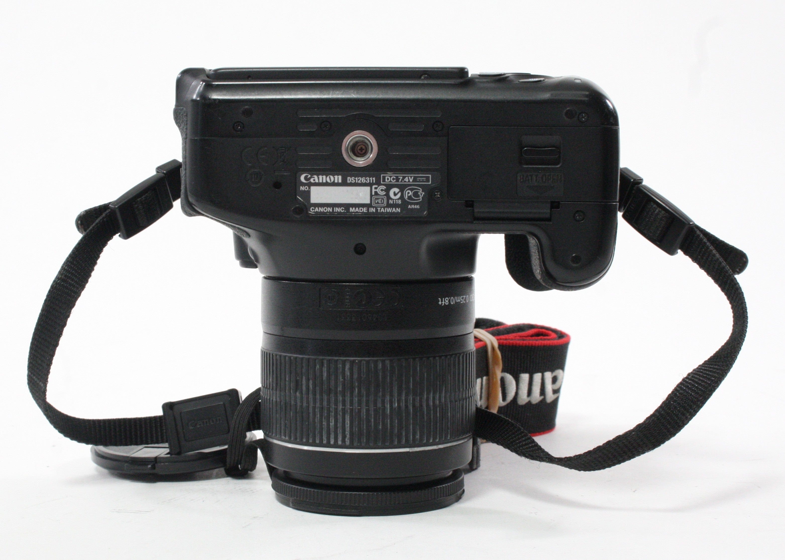Canon Rebel T3i Digital SLR Camera with 18-58mm f/3.5-5.6 Lens Shutter Count 39,840