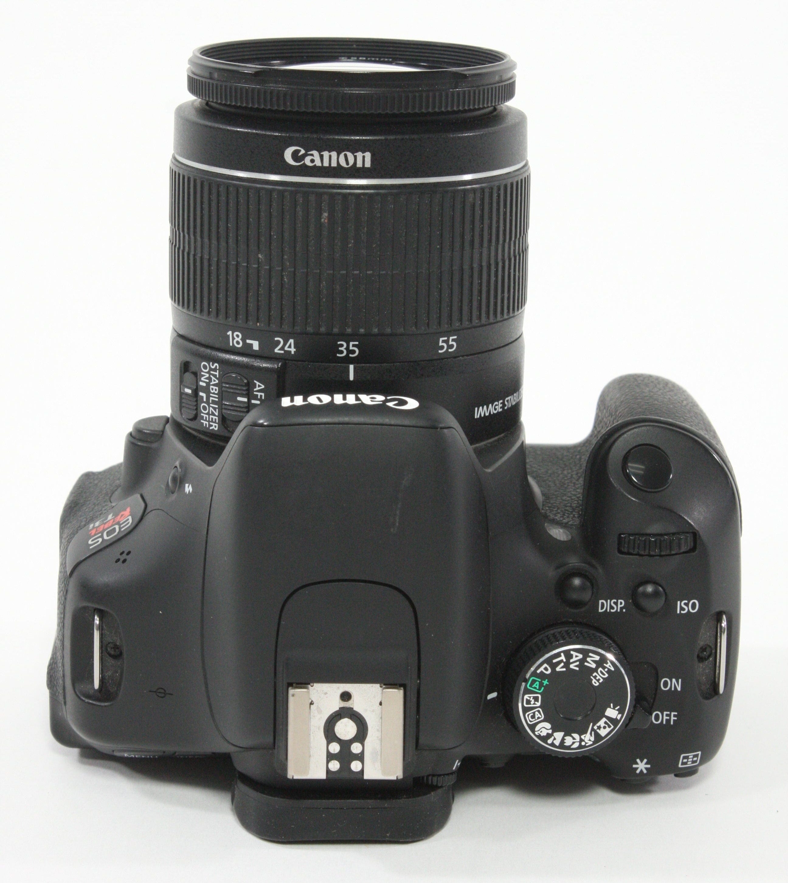 Canon Rebel T3i with 18-55mm f/3.5-5.6 IS II Lens - Shutter Count 51,575