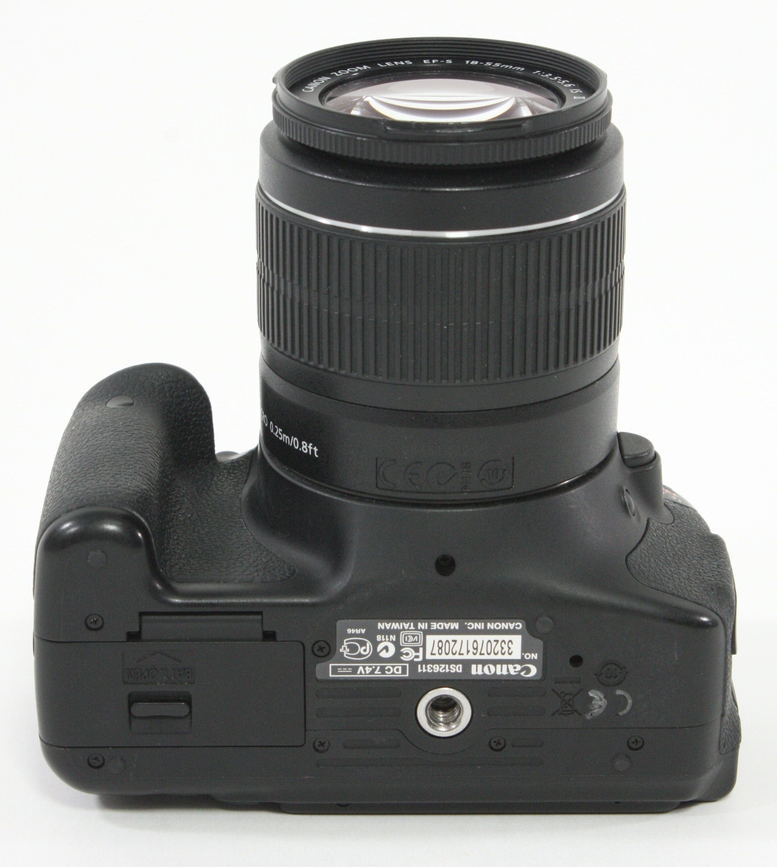 Canon Rebel T3i with 18-55mm f/3.5-5.6 IS II Lens - Shutter Count 51,575
