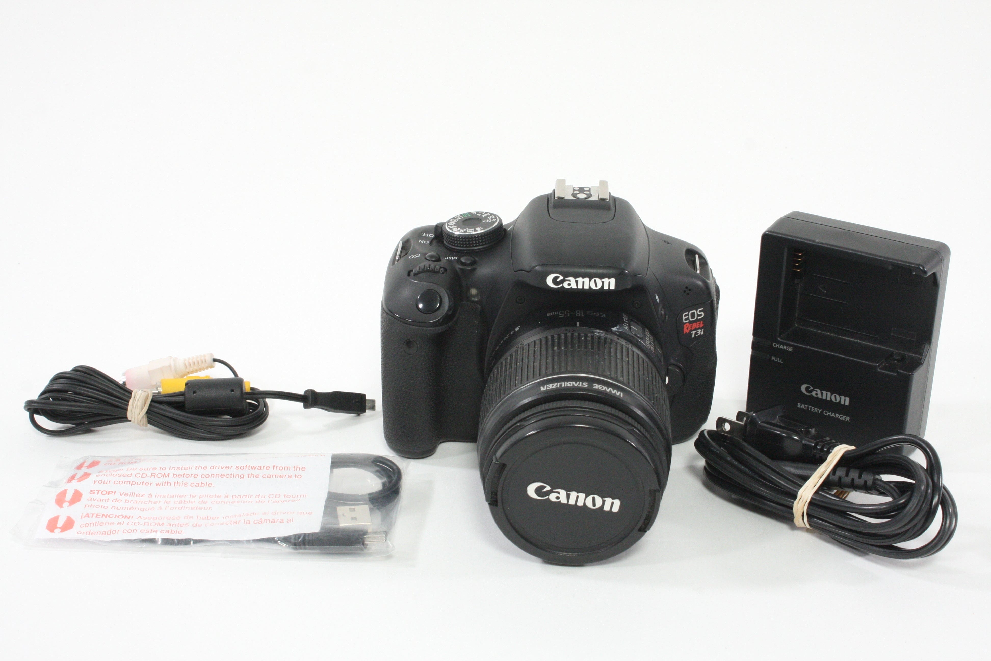 Canon Rebel T3i with 18-55mm f/3.5-5.6 IS Lens - Shutter Count 49,306
