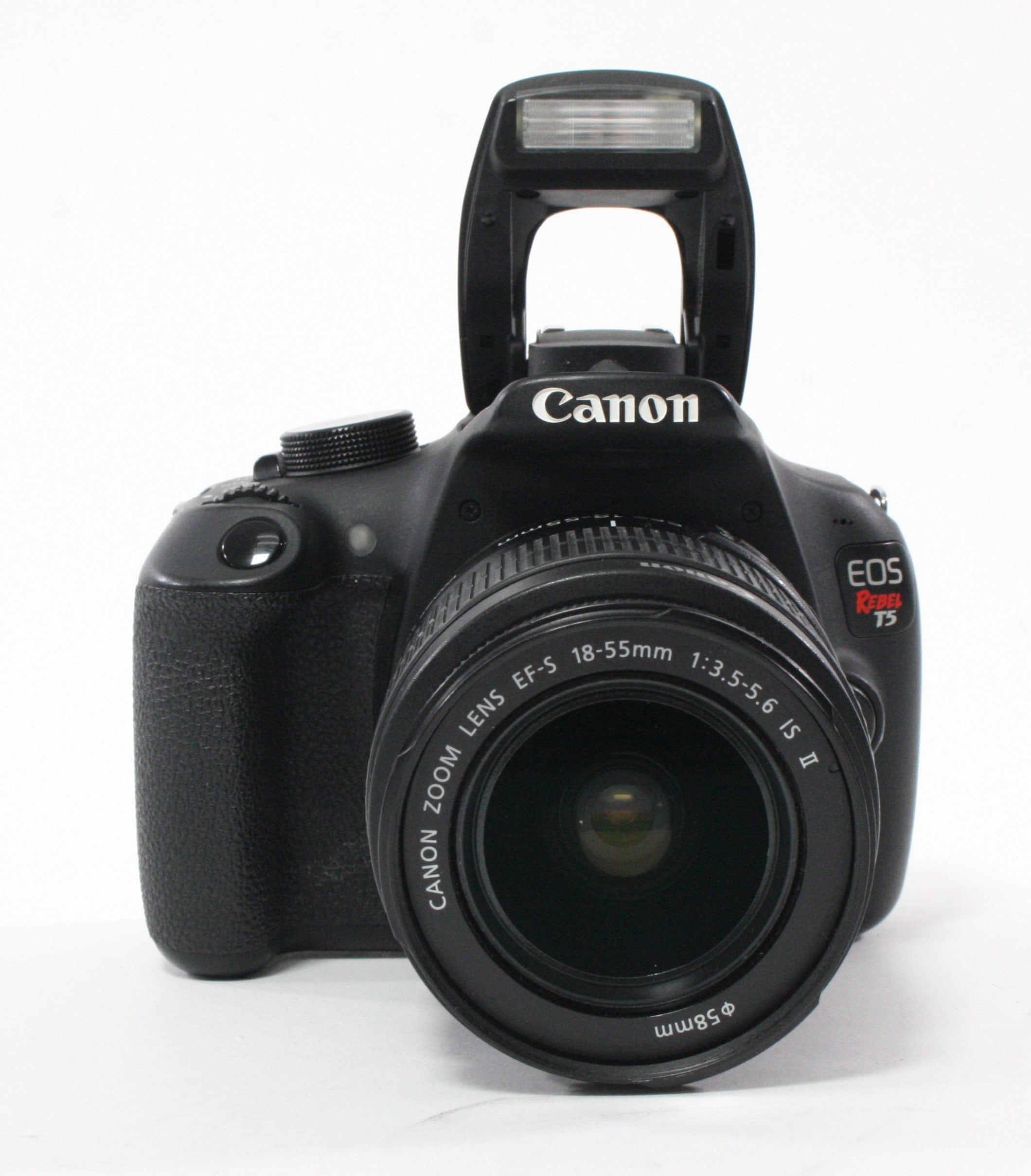 Canon Rebel T5 Digital Camera with EFS 18-55mm f/3.5-5.6 IS II Lens with Shutter Count 27,377