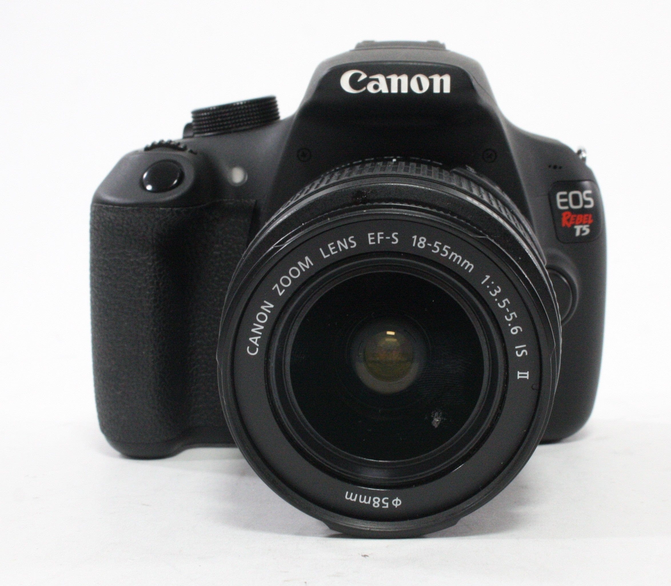 Canon Rebel T5 Digital SLR Camera with 18-55mm ff/3.5-5.6 IS II Lens Shutter Count 2,170