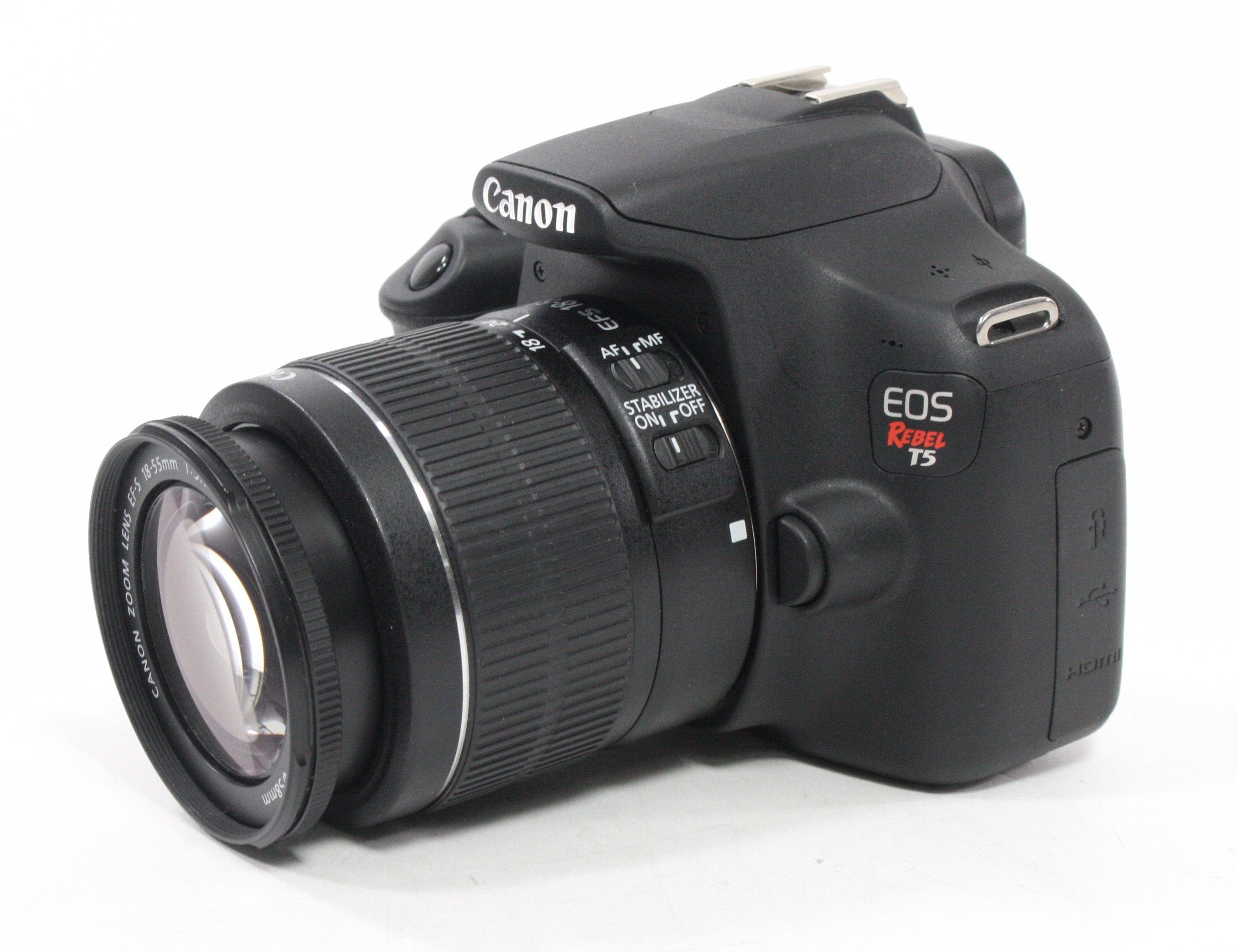 Canon Rebel T5 Digital SLR with 18-55mm f/3.5-5.6 Lens with Shutter Count ONLY 194