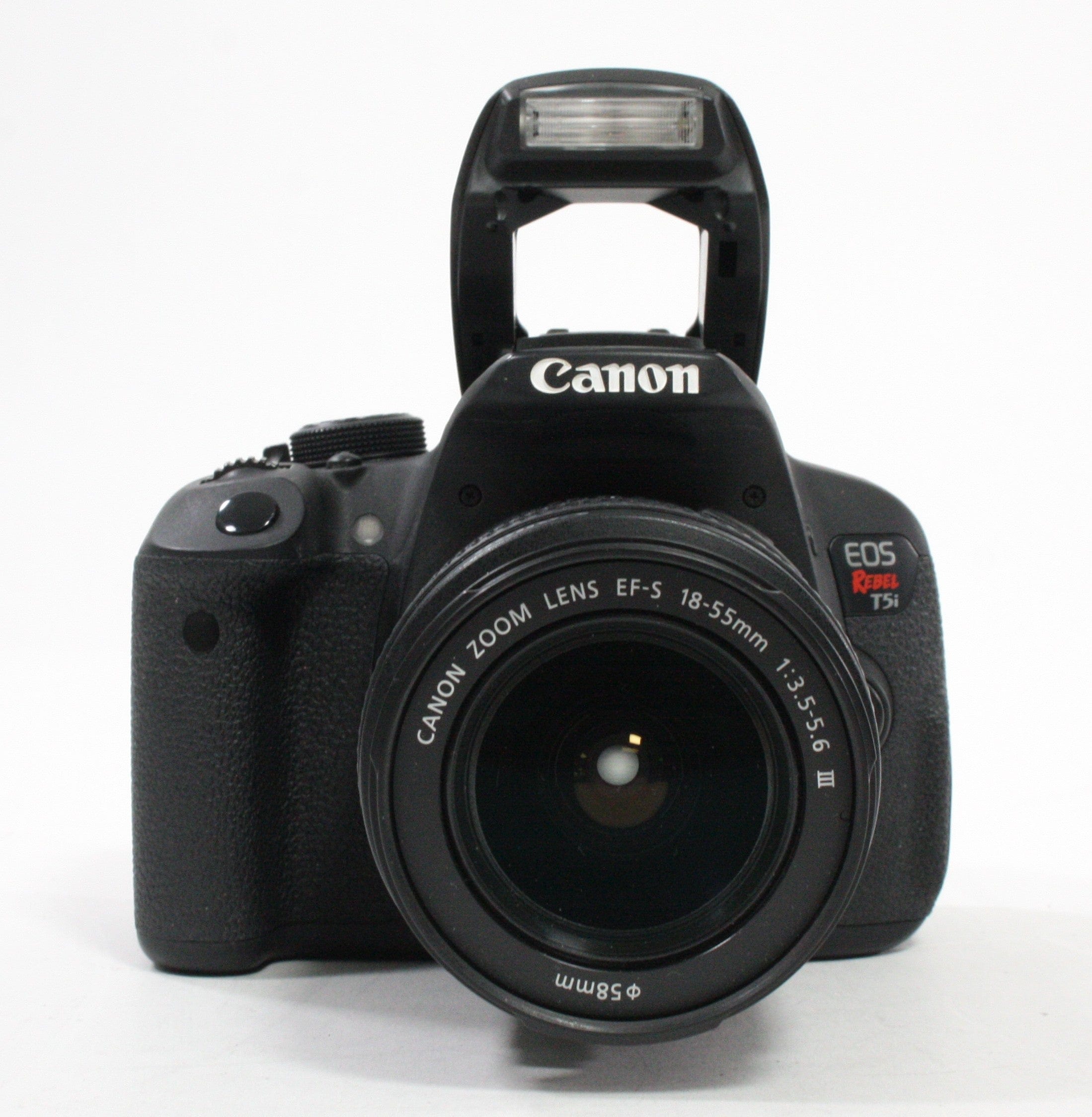 Canon Rebel T5i Digital SLR with 18-55mm f/3.5-5.6 III EF-S Lens Shutter Count 7,128
