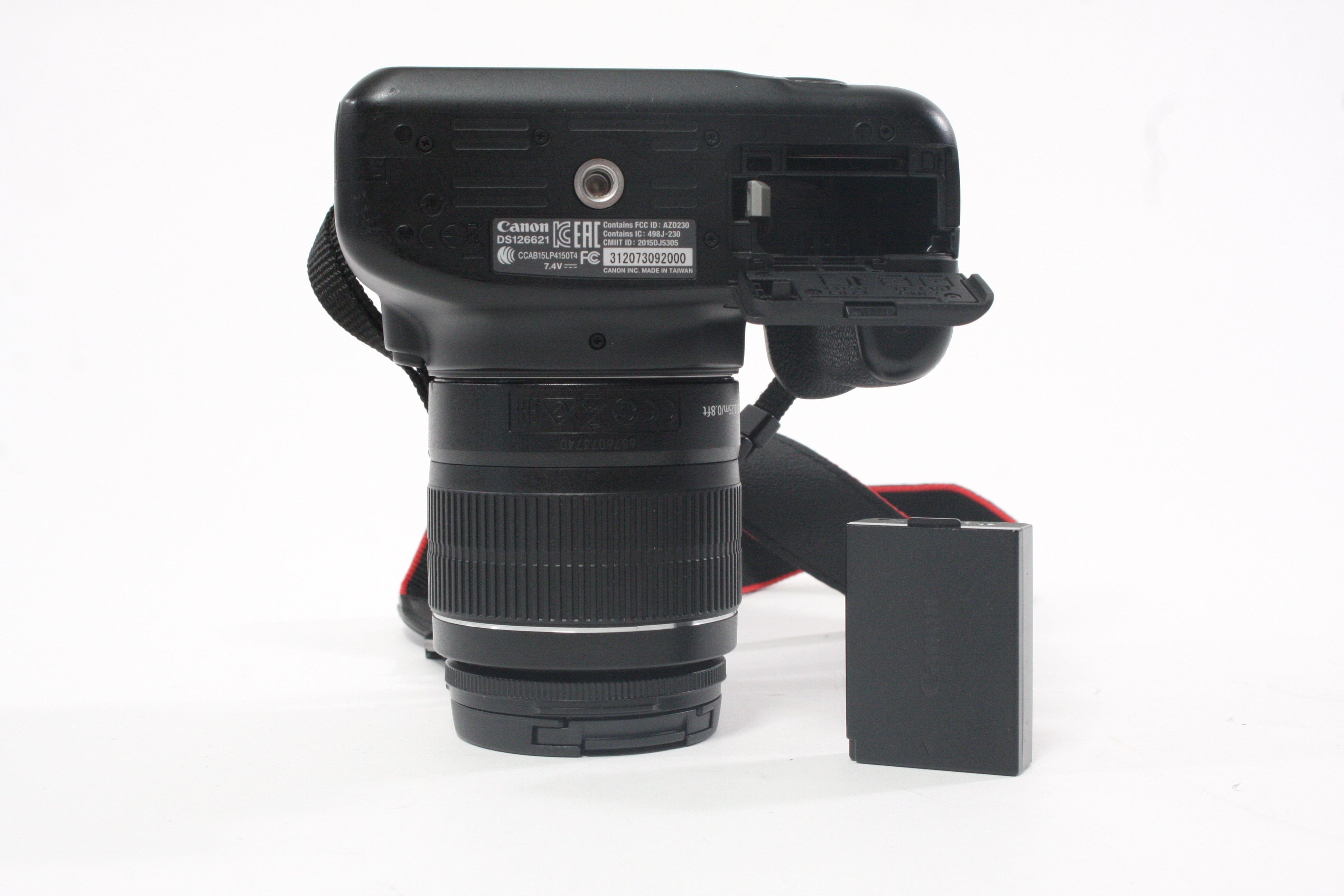 Canon Rebel T6 Digital SLR Camera with 18-55mm f/3.5-5.6 IS II with Shutter Count 8,435