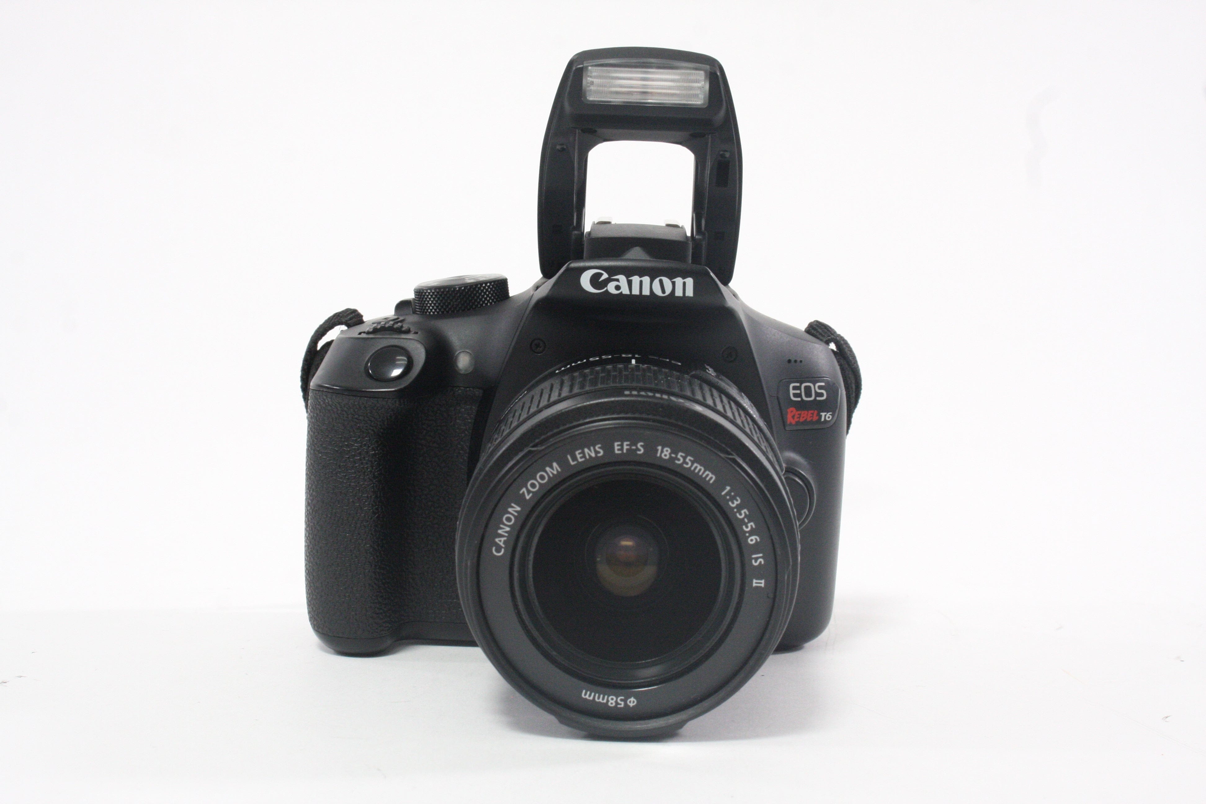 Canon Rebel T6 Digital SLR Camera with 18-55mm f/3.5-5.6 IS II with Shutter Count 8,435
