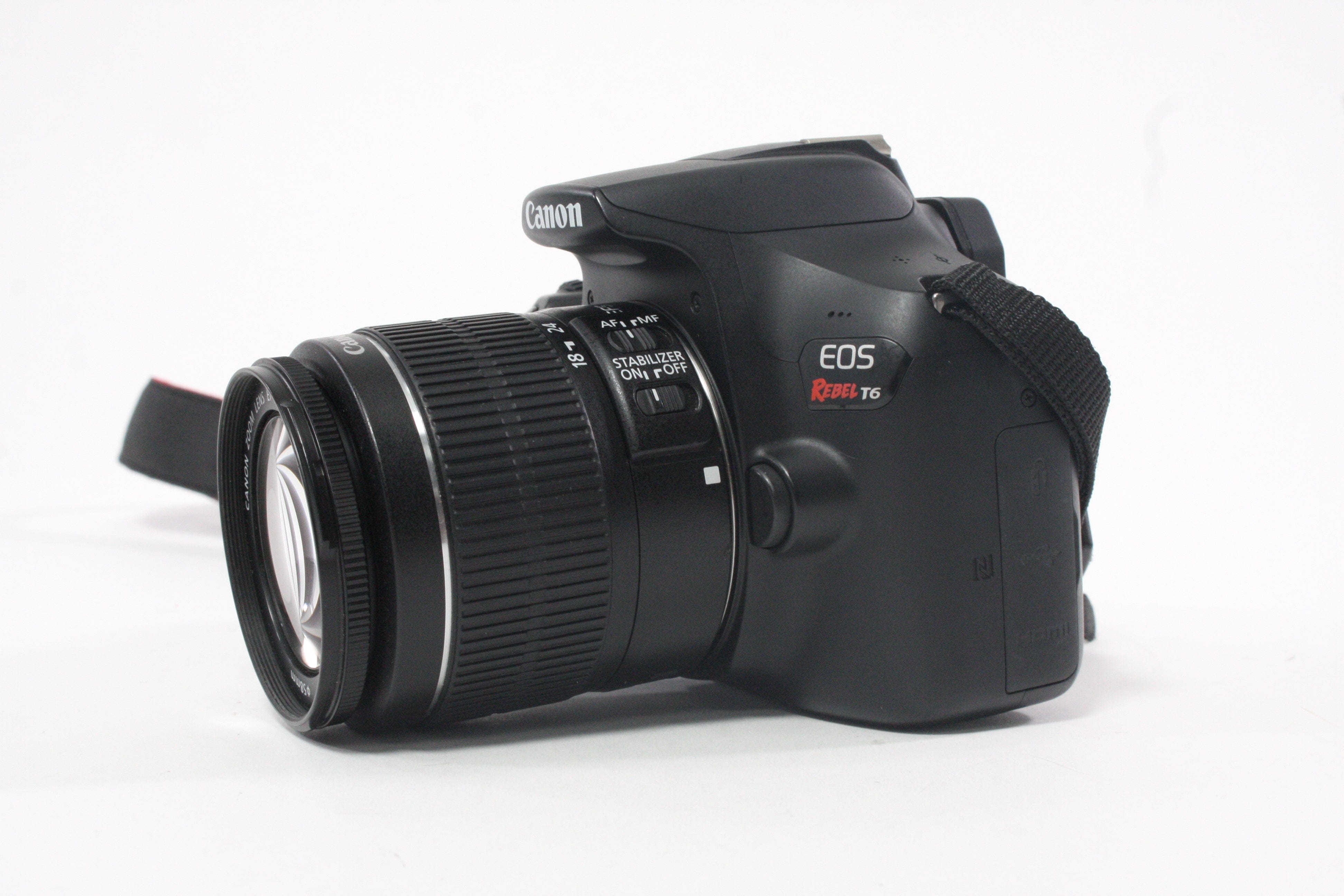 Canon Rebel T6 Digital SLR Camera with 18-55mm f/3.5-5.6 IS II with Shutter Count 8,435