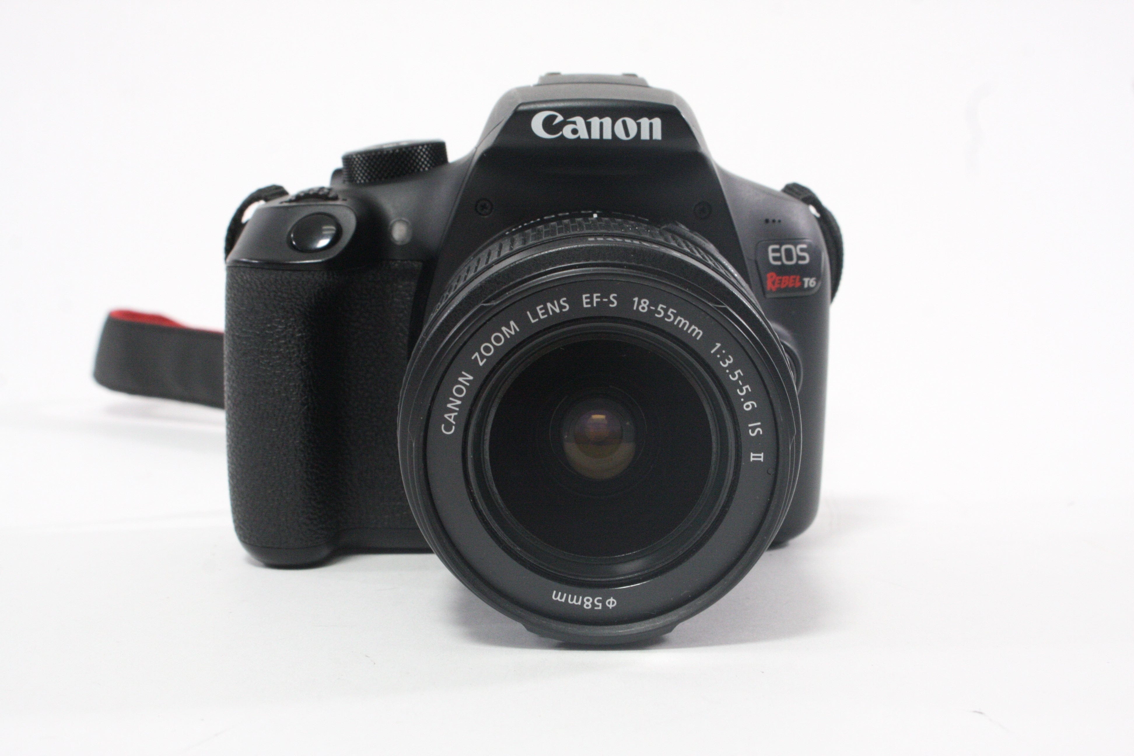 Canon Rebel T6 Digital SLR Camera with 18-55mm f/3.5-5.6 IS II with Shutter Count 8,435
