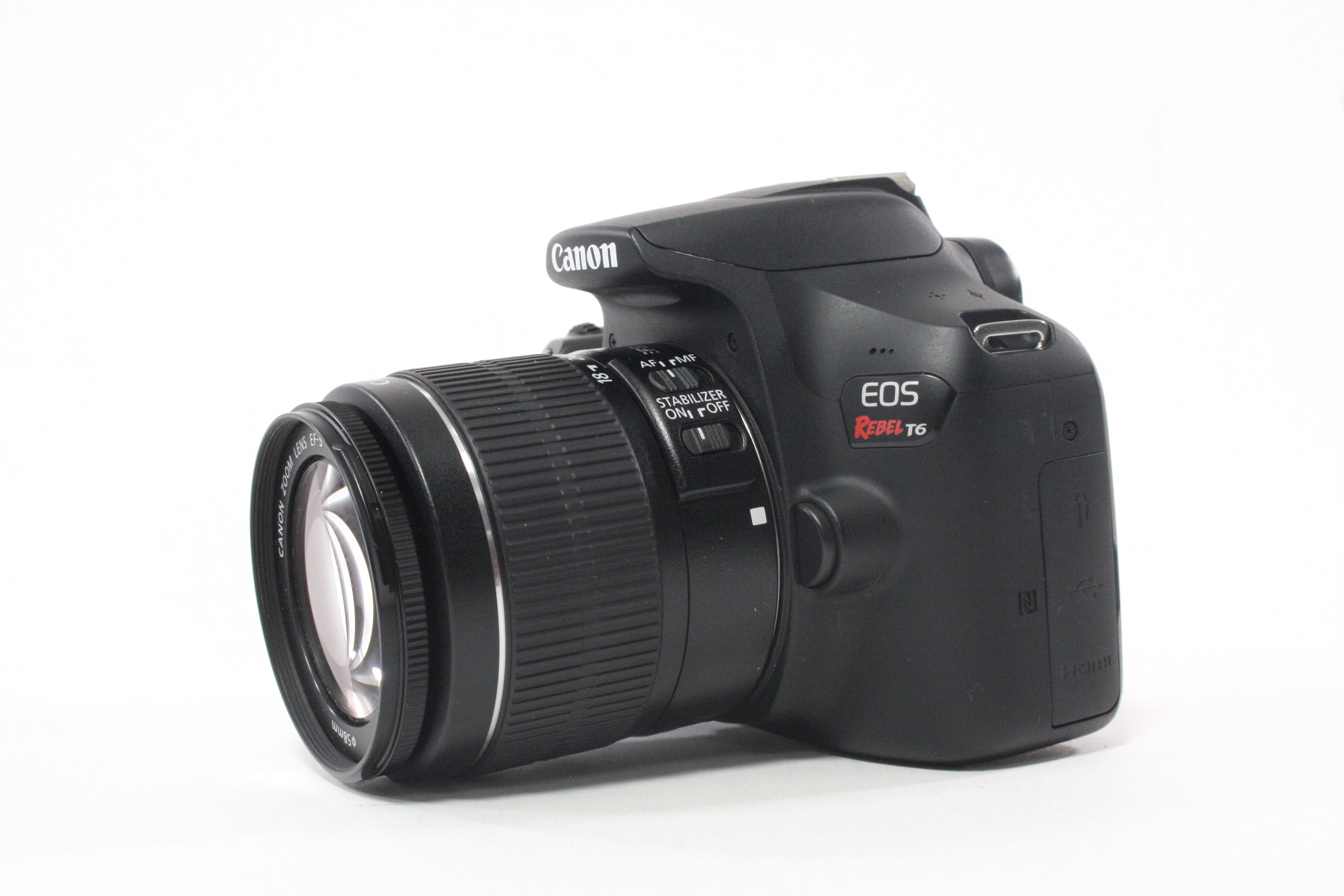 Canon Rebel T6 DSLR Camera with 18-55mm f/3.5-5.63 IS III EF-S Lens with Shutter Count #4,644
