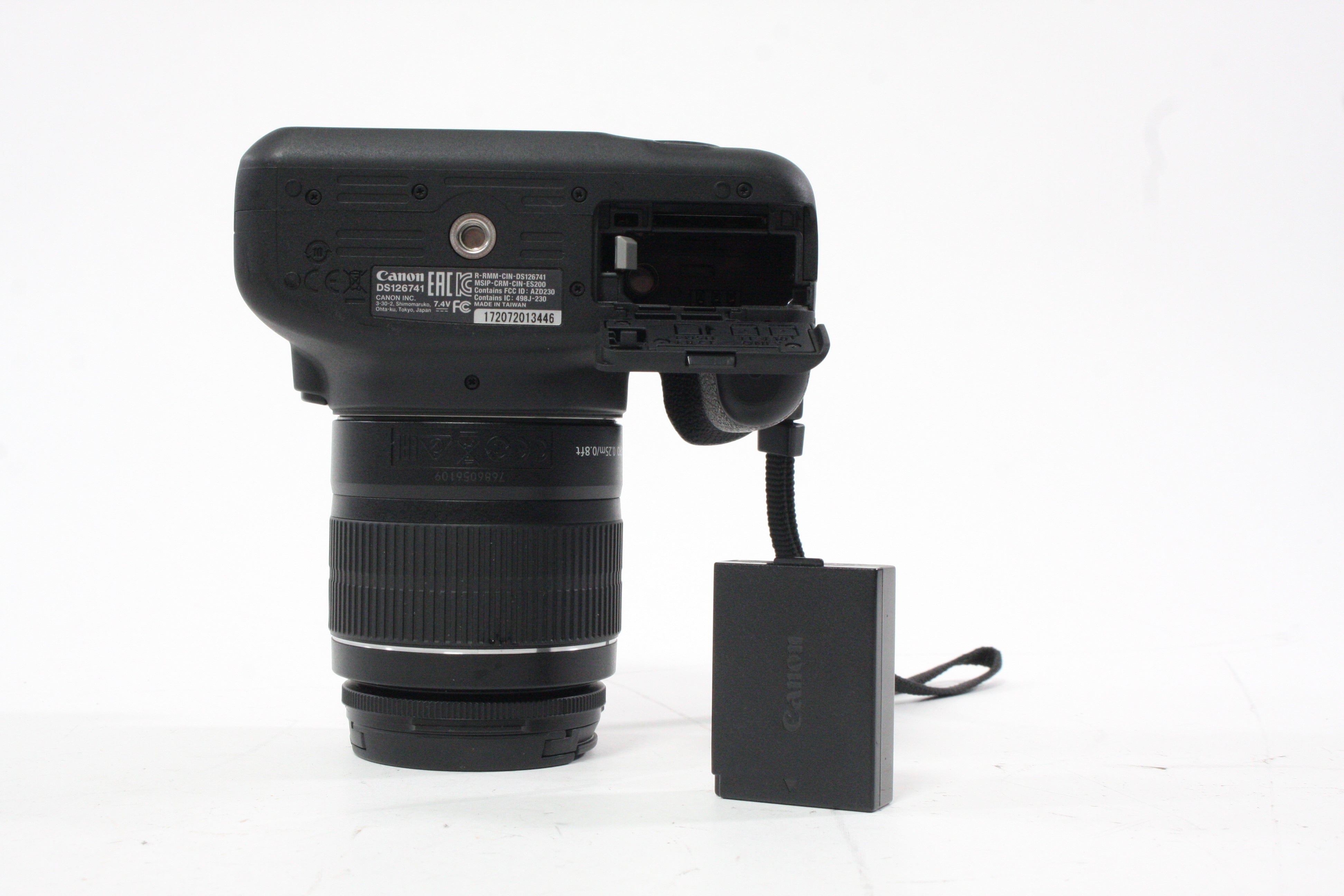 Canon Rebel T7 DSLR Camera with 18-55mm f/3.5-5.6 IS II Lens Shutter Count 2,185