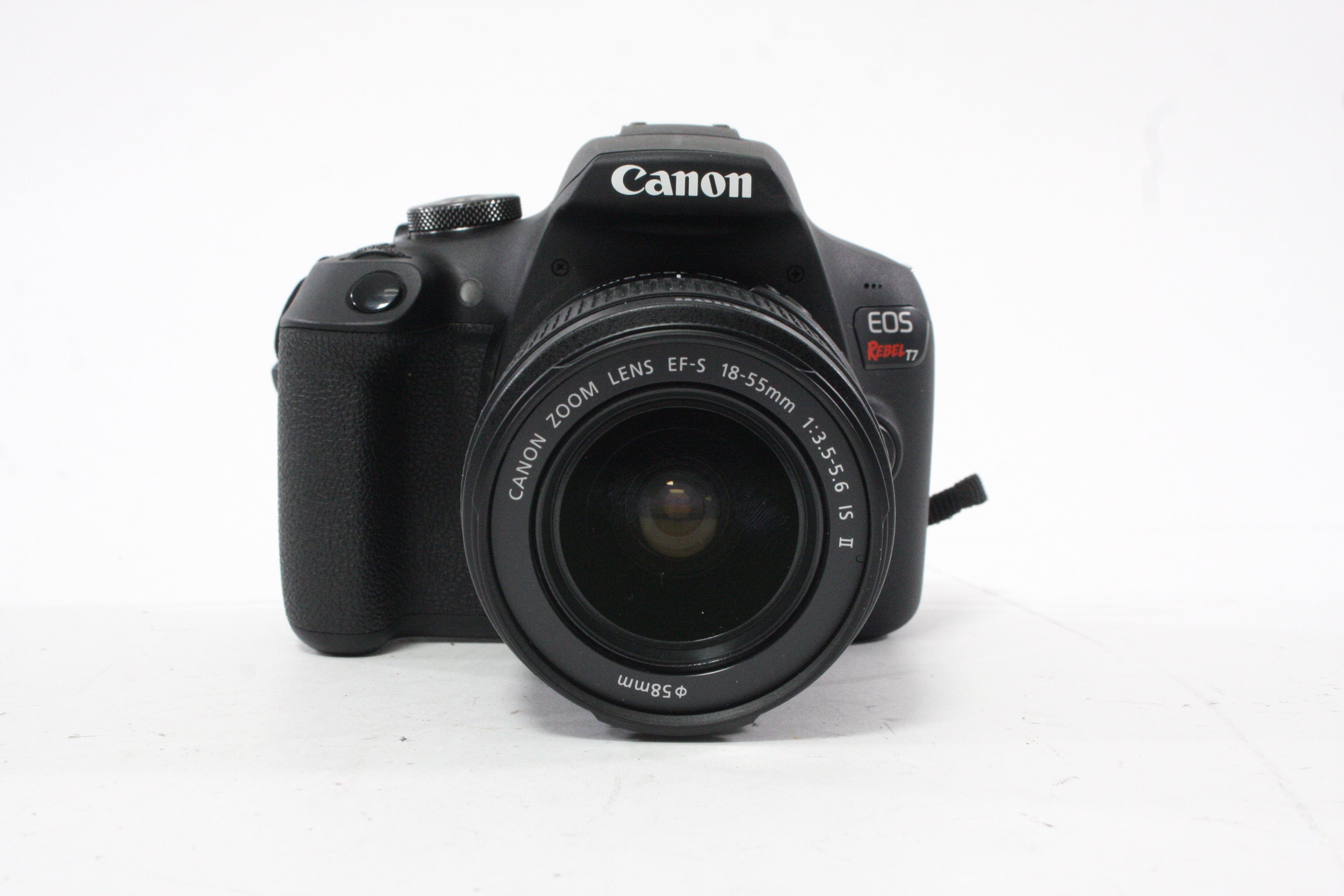 Canon Rebel T7 DSLR Camera with 18-55mm f/3.5-5.6 IS II Lens Shutter Count 2,185