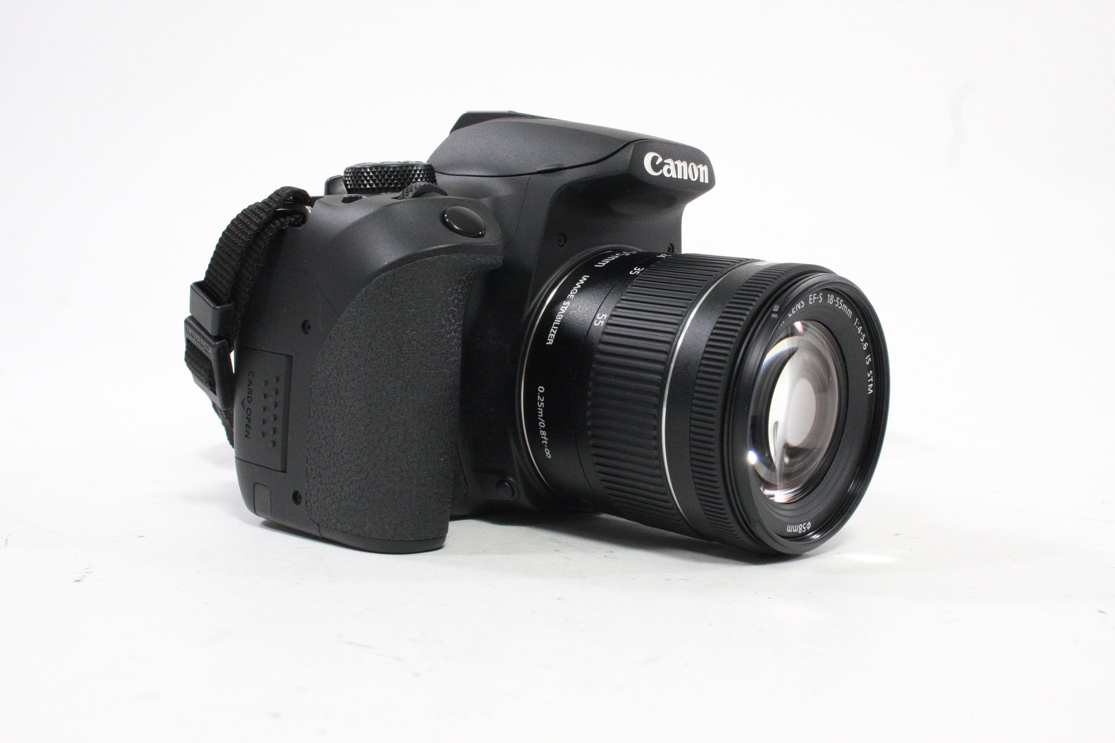Canon Rebel T8i DSLR Camera with 18-55 f/4-5.6 IS STM Lens with Shutter Count Less Than 9,000