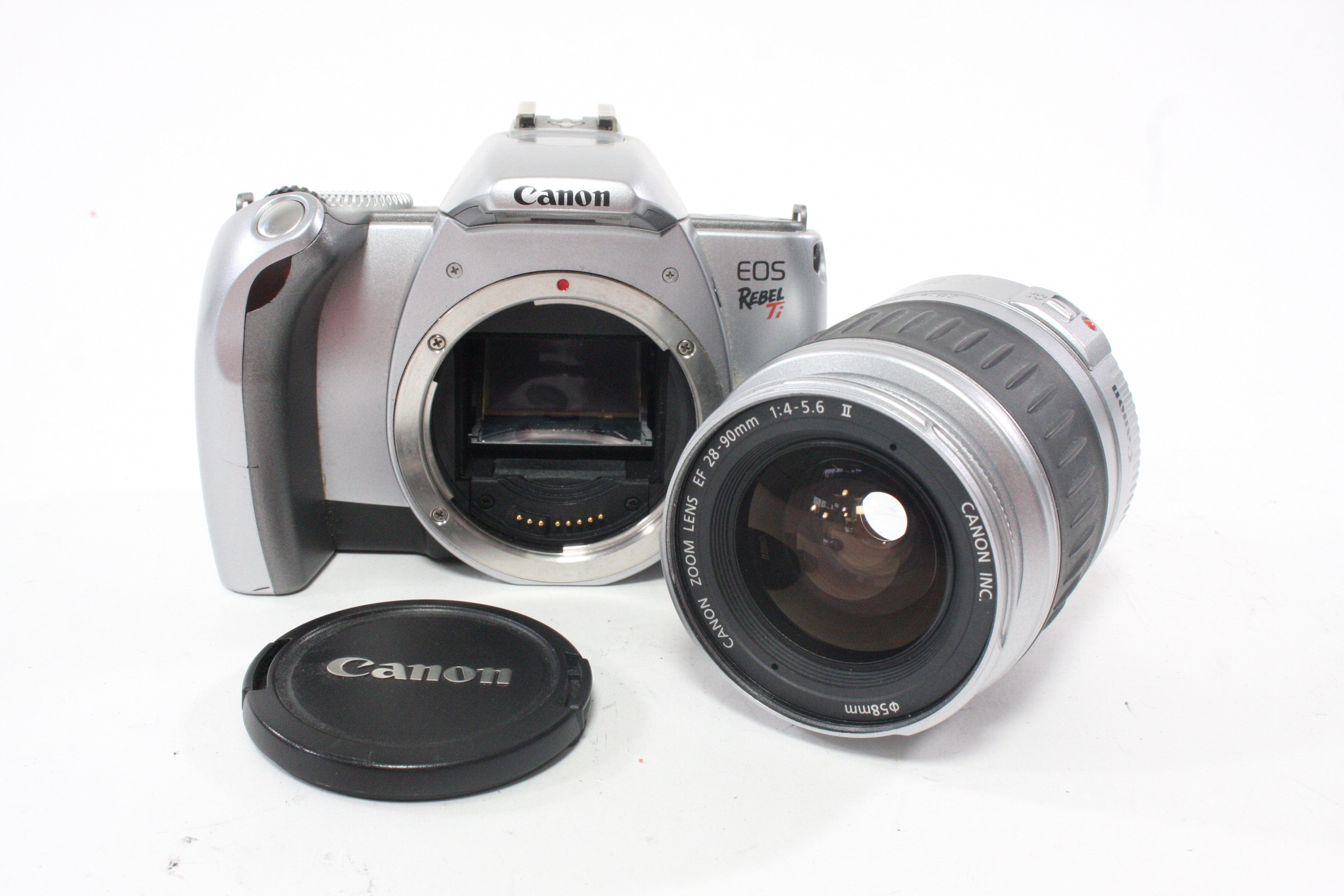 Canon Rebel Ti 35mm SLR Camera with 28-90mm f/4-5.6 II Lens
