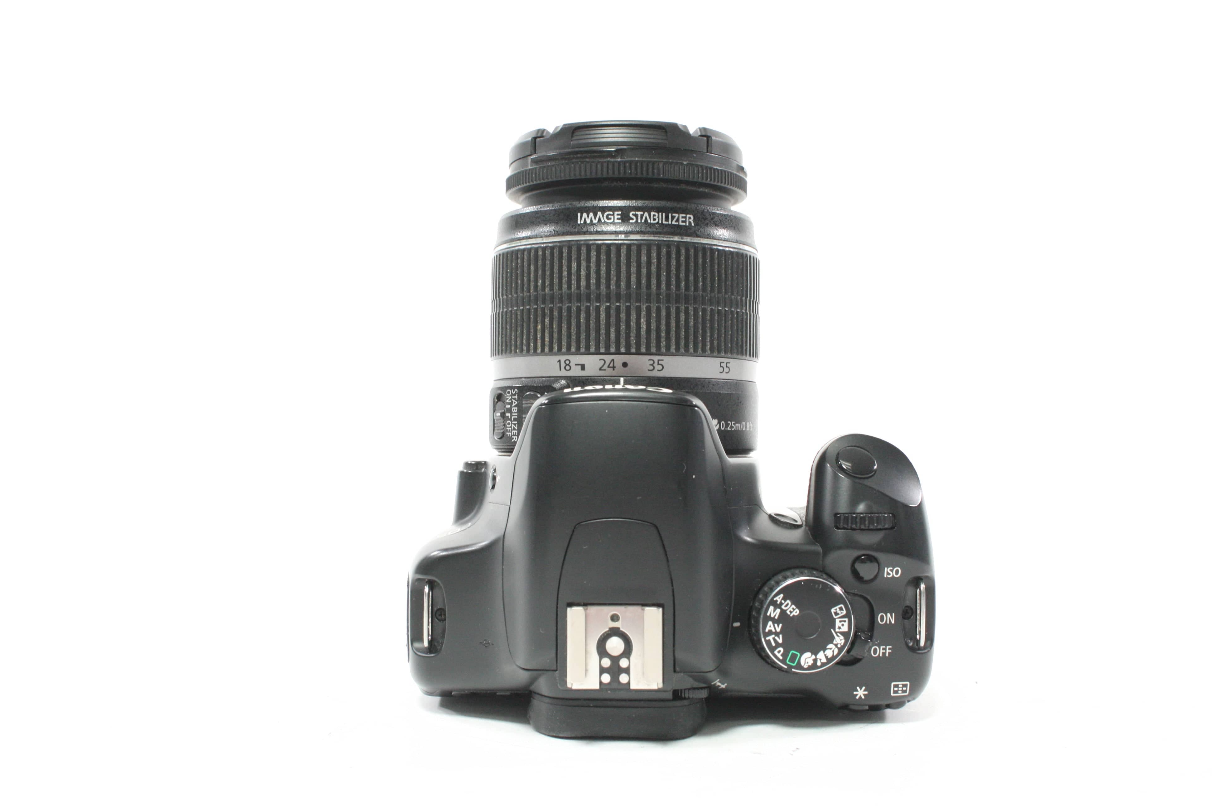 Canon Rebel XSi DSLR Camera with 18-55mm f/3.5-5.6 IS EF-S Lens Shutter Count 18,504