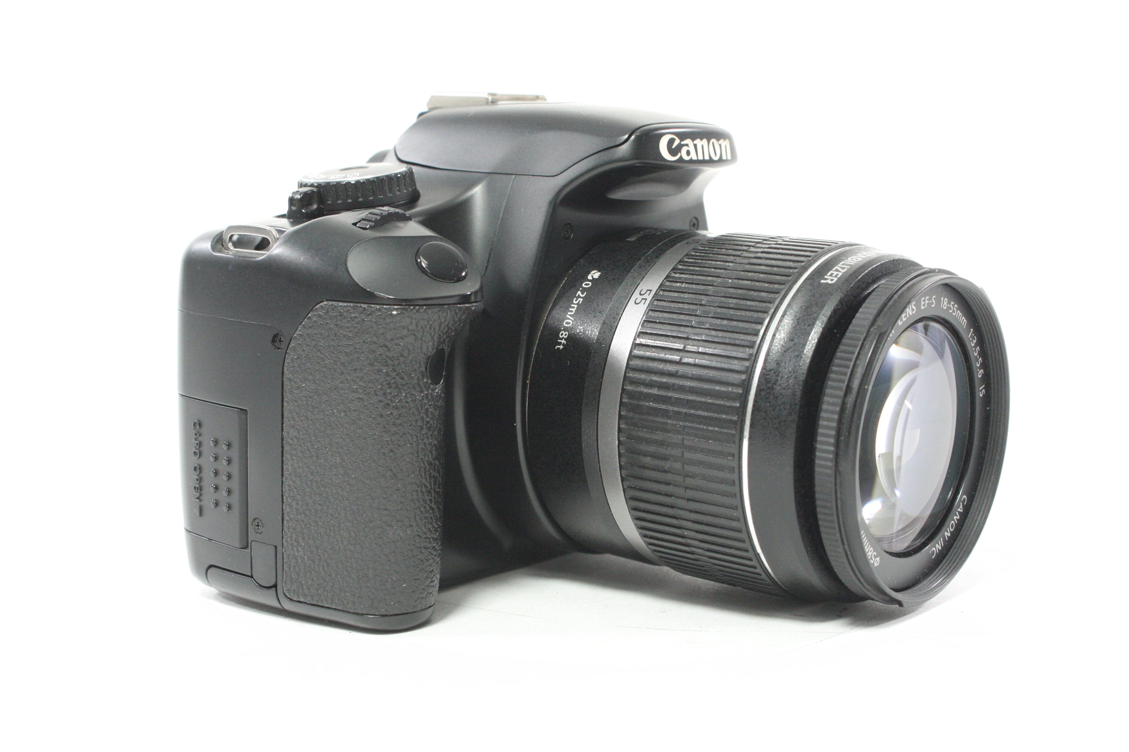 Canon Rebel XSi DSLR Camera with 18-55mm f/3.5-5.6 IS EF-S Lens Shutter Count 18,504