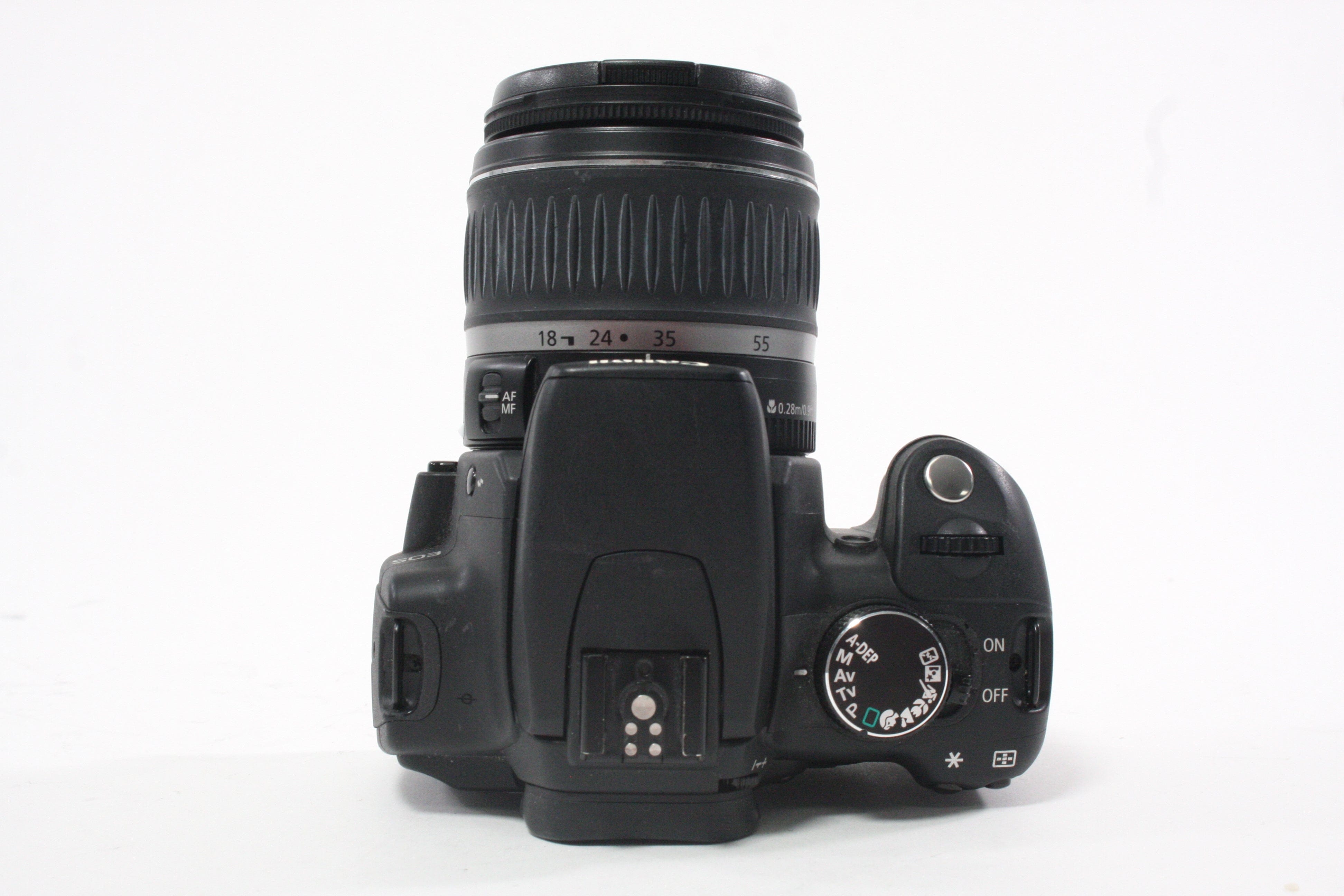 Canon Rebel XT DSLR Camera with 18-55mm f/3.5-5.6 II EF-S Lens Shutter Count N/A
