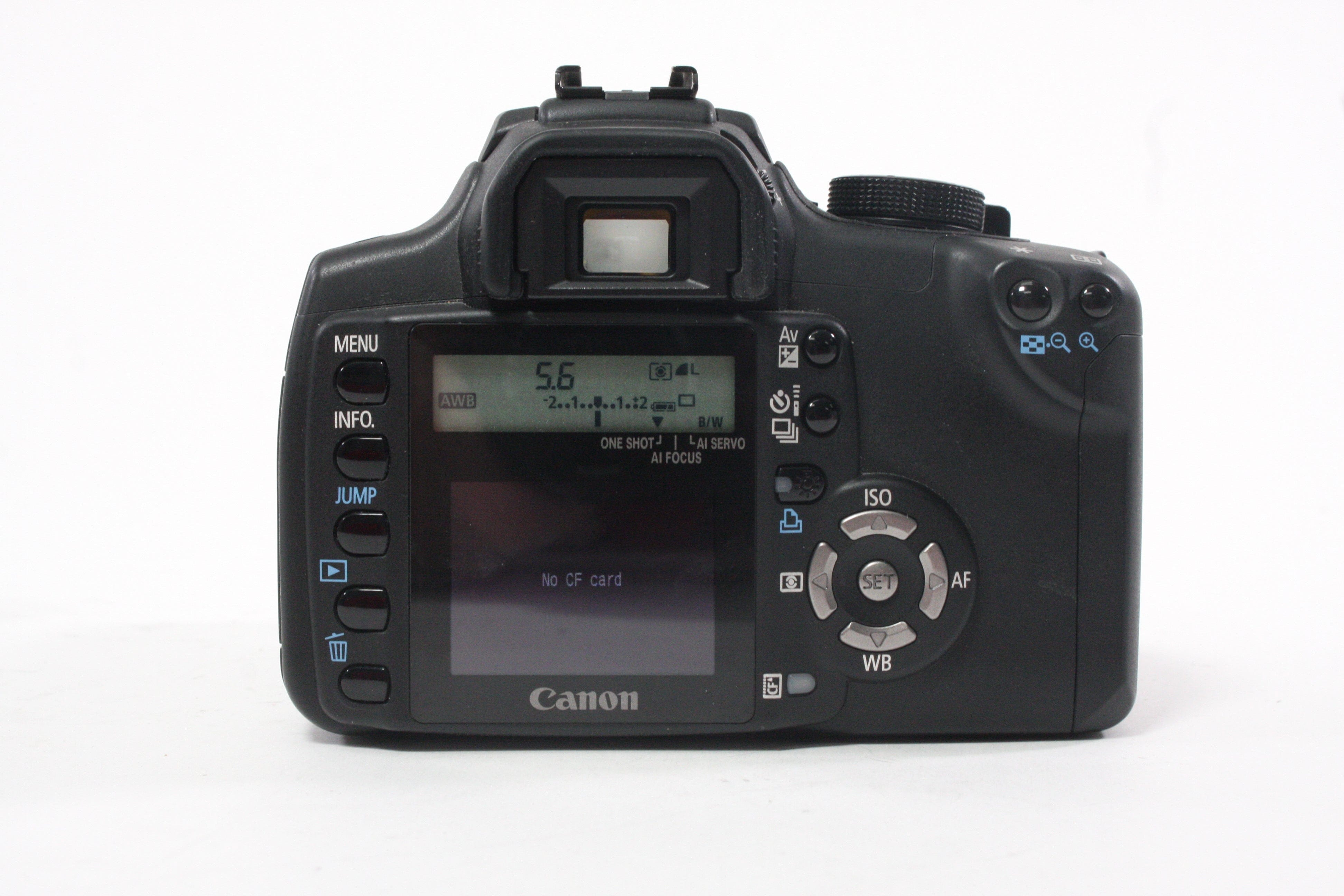 Canon Rebel XT DSLR Camera with 18-55mm f/3.5-5.6 II EF-S Lens Shutter Count N/A