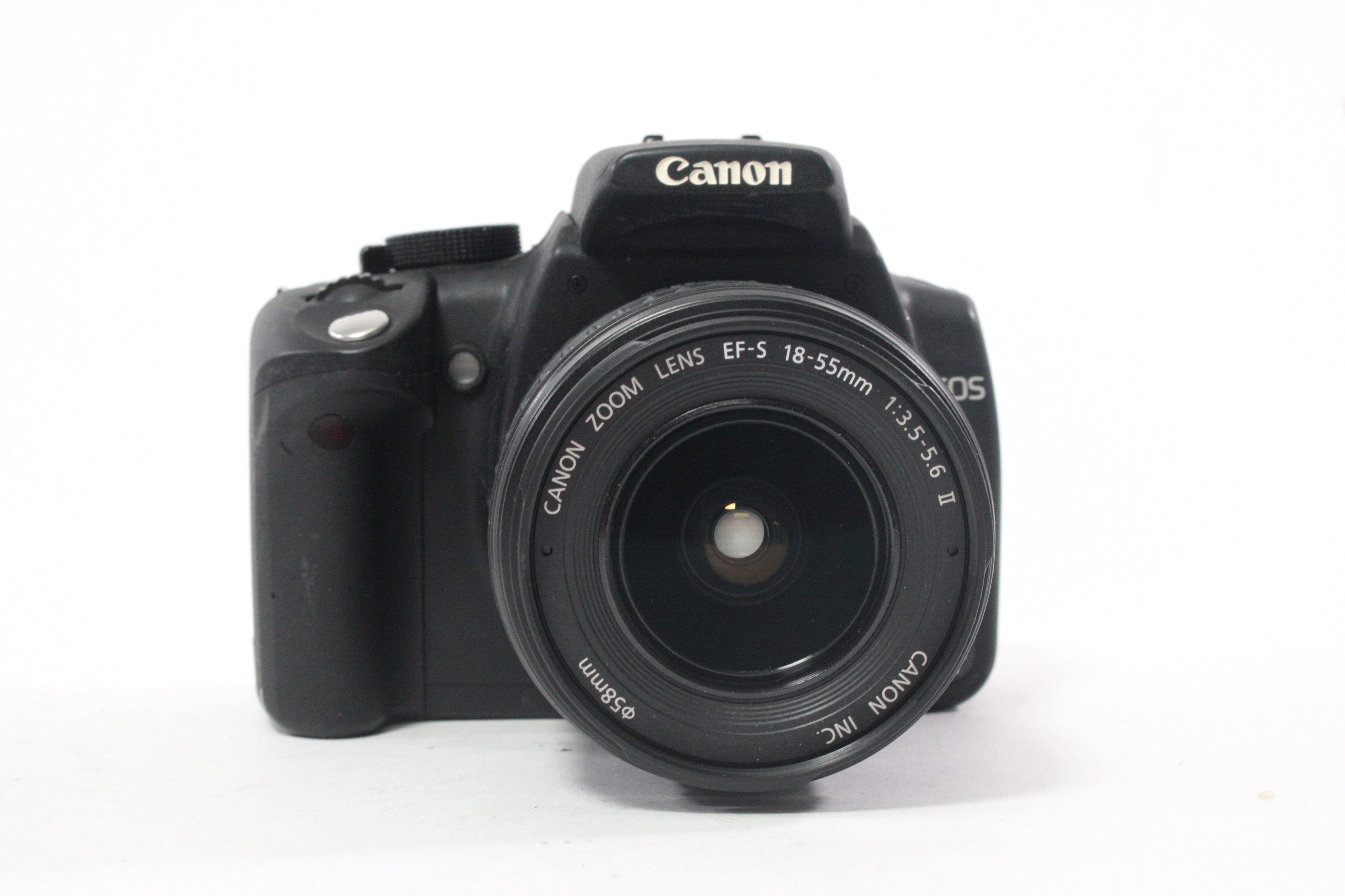 Canon Rebel XT DSLR Camera with 18-55mm f/3.5-5.6 II EF-S Lens Shutter Count N/A