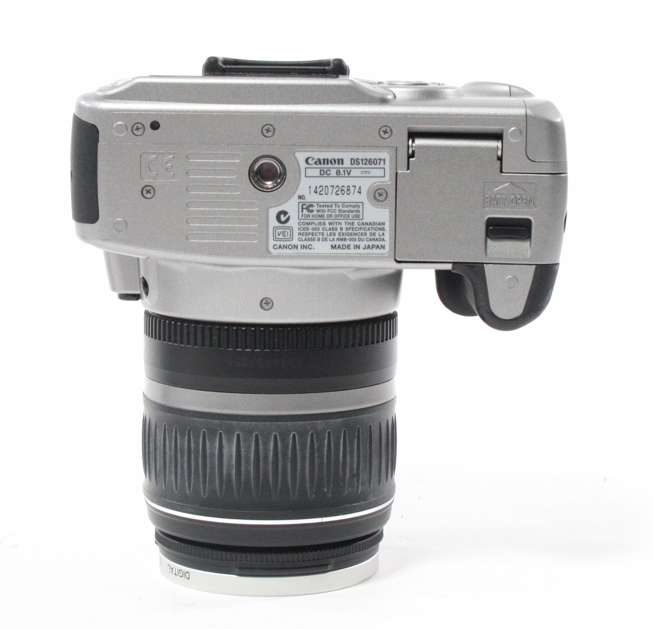 Canon Rebel XT with Canon EF-S 18-55mm f/3.5-5.6 II Lens