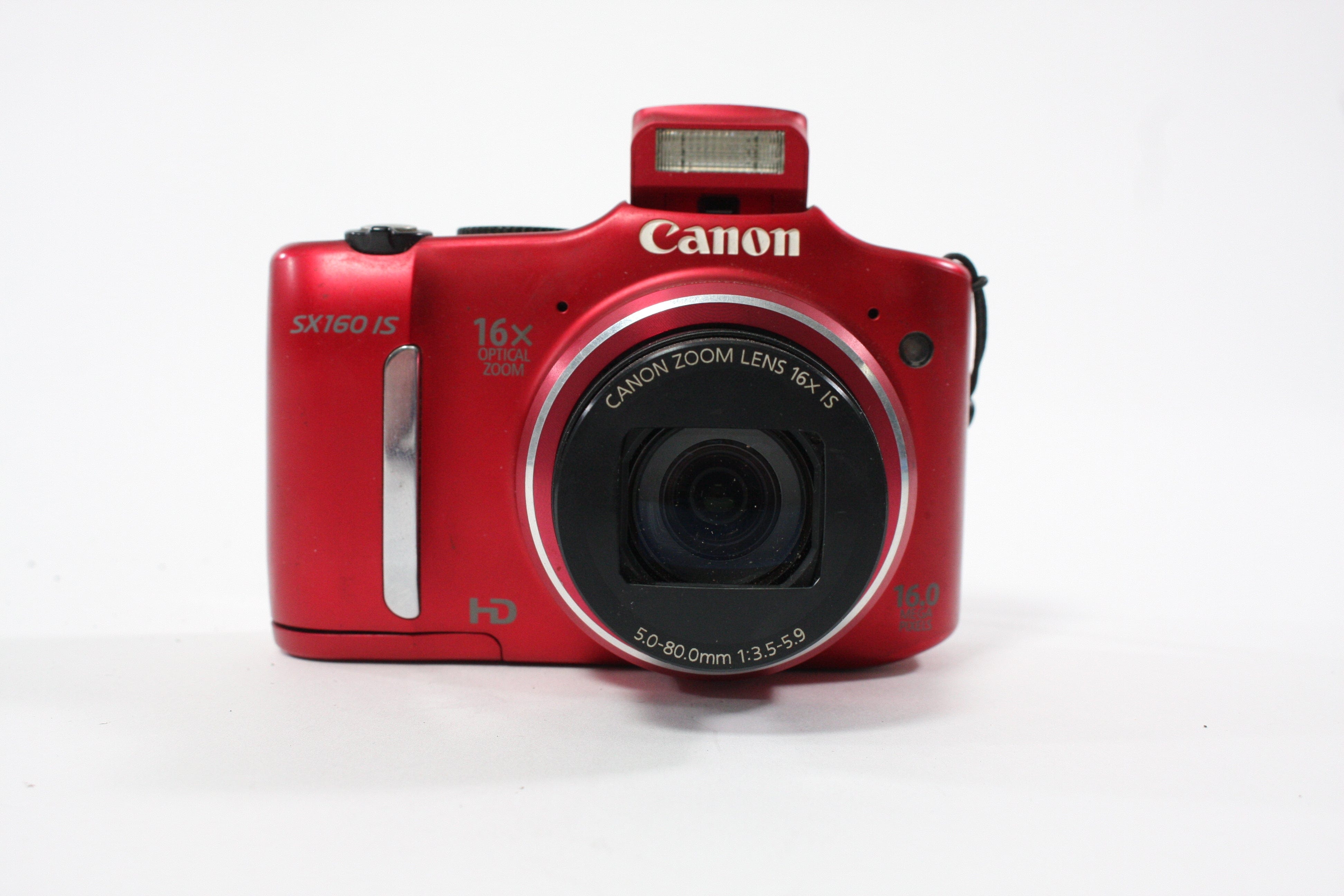 Canon SX160 Digital Point-and-Shoot Camera 16x Zoom16.0mp (Red)