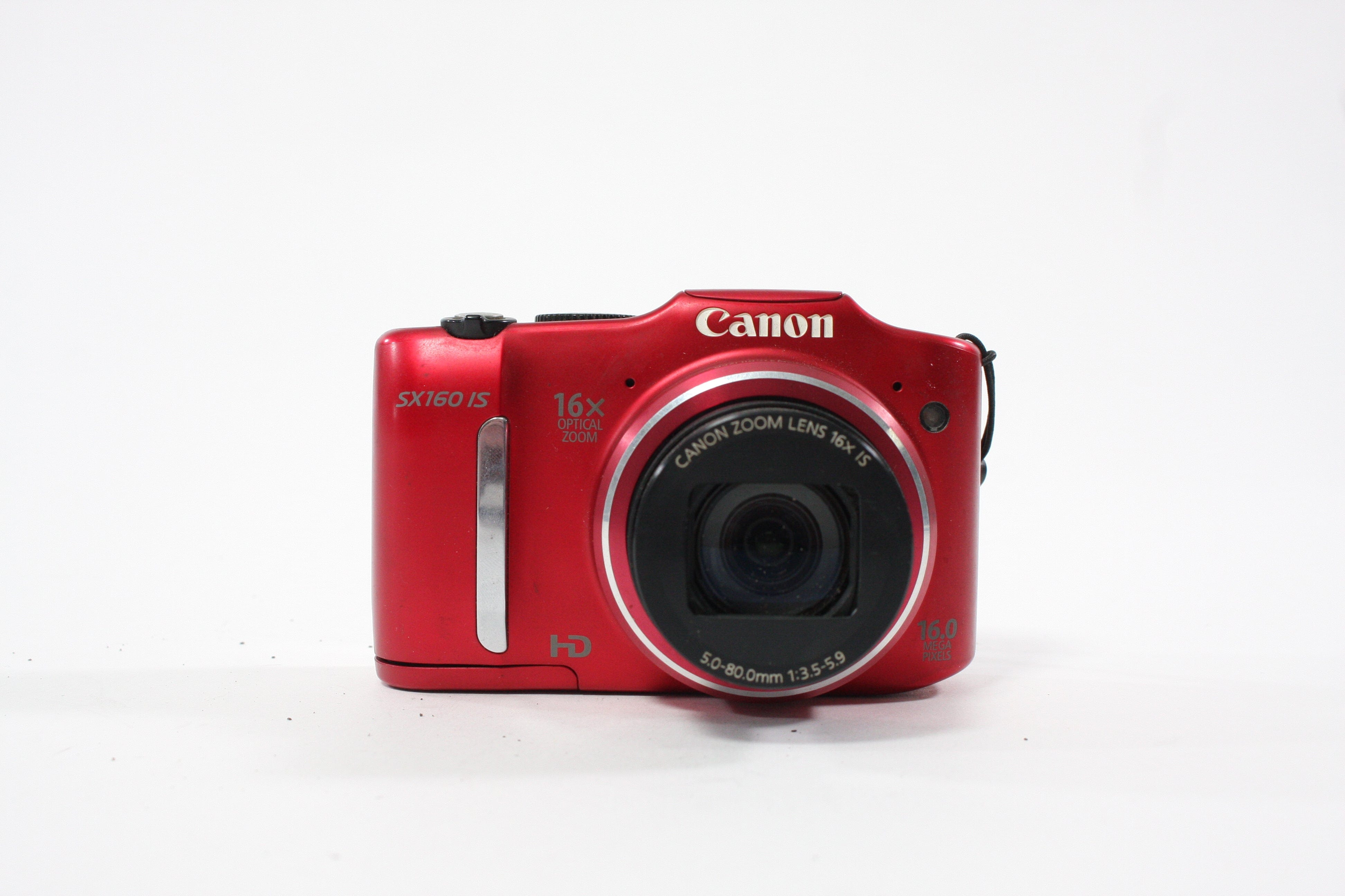 Canon SX160 Digital Point-and-Shoot Camera 16x Zoom16.0mp (Red)