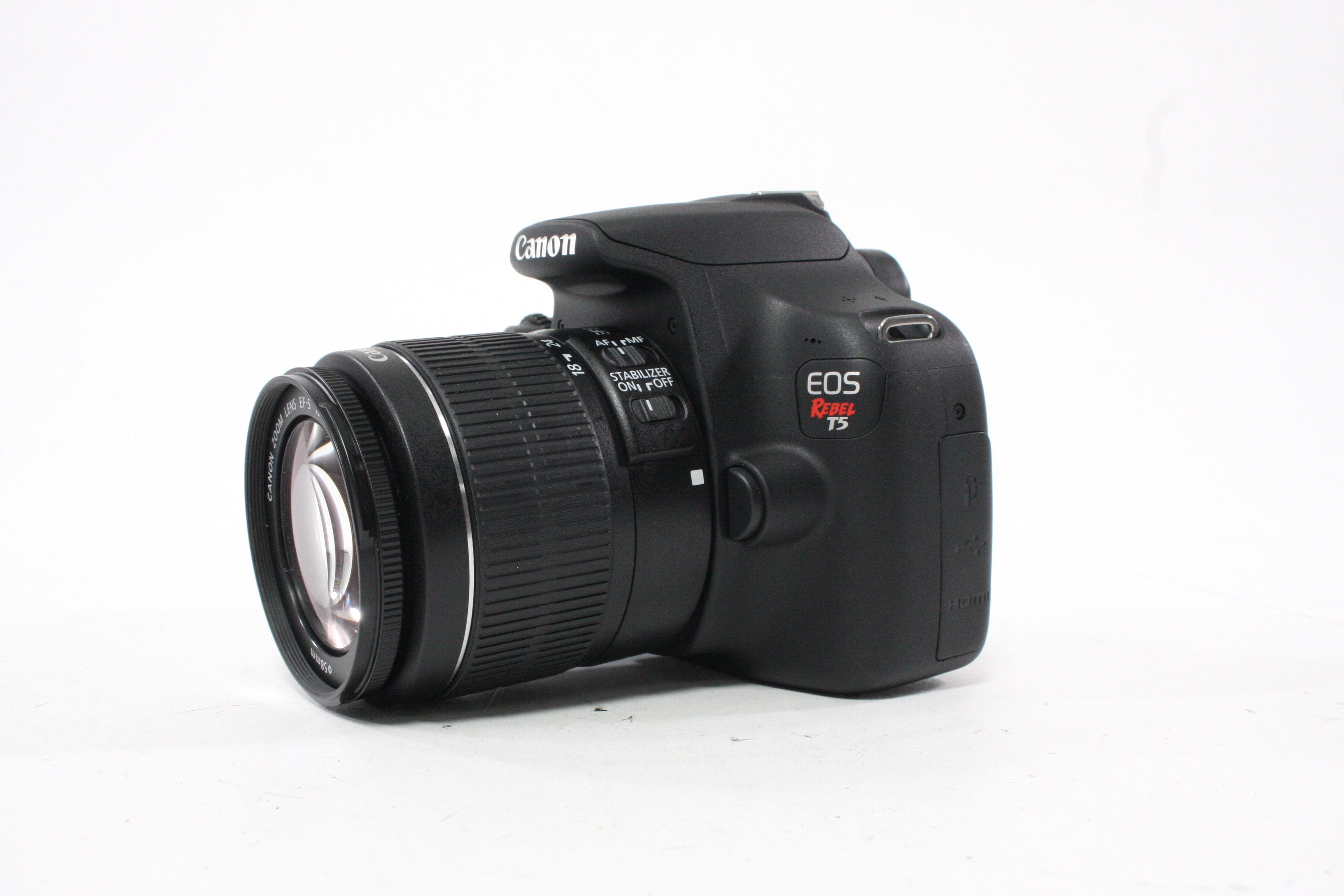 Canon T5 DSLR Camera Body with 18-55mm f/3.5-5.6 IS II Lens with Shutter Count ONLY 558