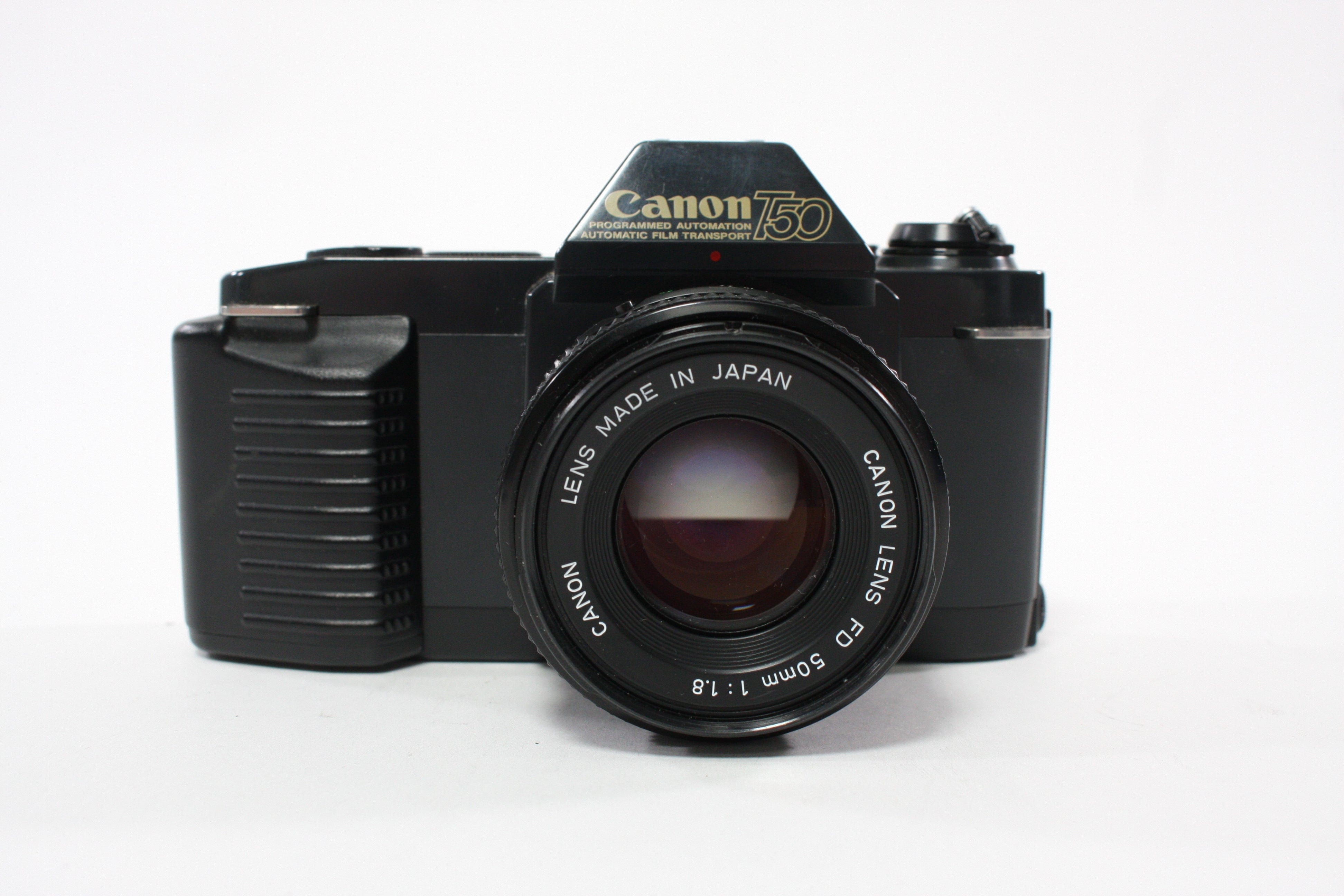 Canon T50 35mm SLR Camera with 50mm f/1.8 FD Lens