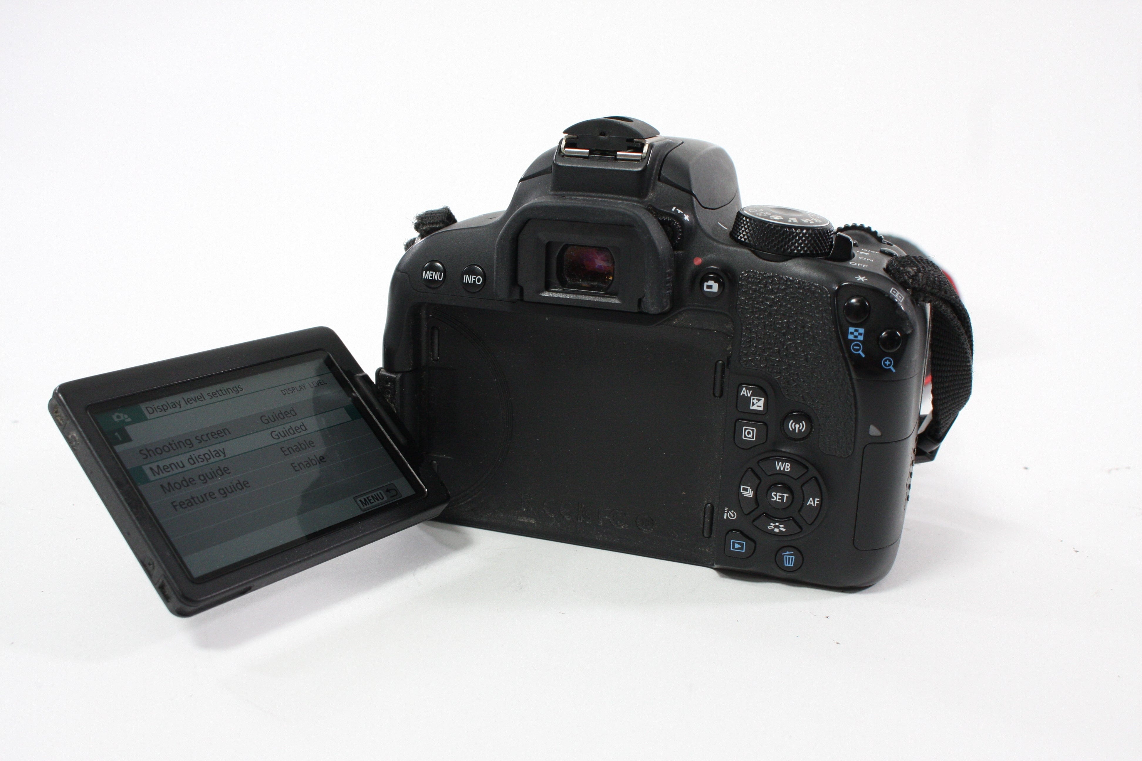 Canon T7i Digital SLR Camera Body with 18-55mm f/4-5.6 IS STM Lens with Shutter Count 53,460