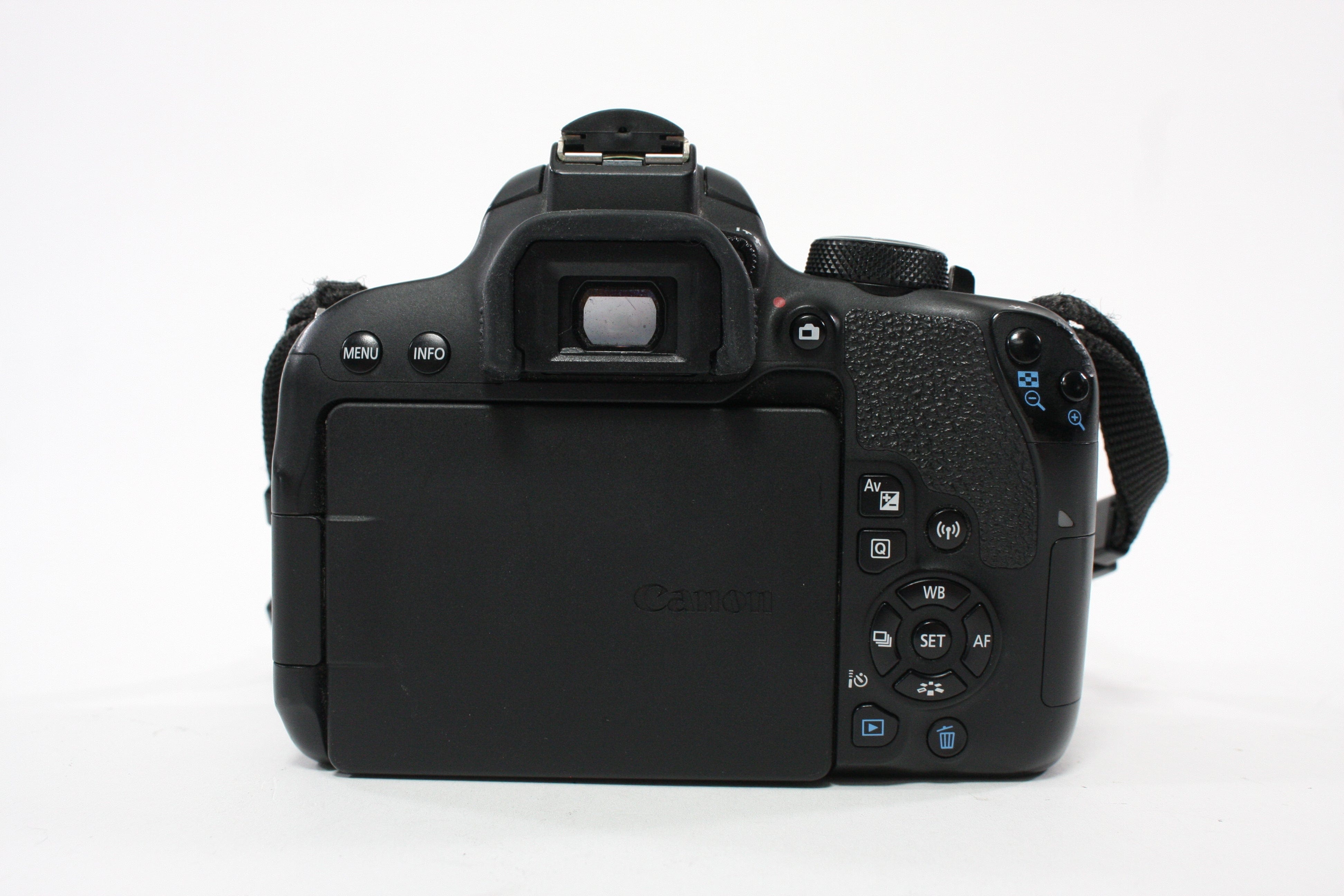 Canon T7i Digital SLR Camera Body with 18-55mm f/4-5.6 IS STM Lens with Shutter Count 53,460