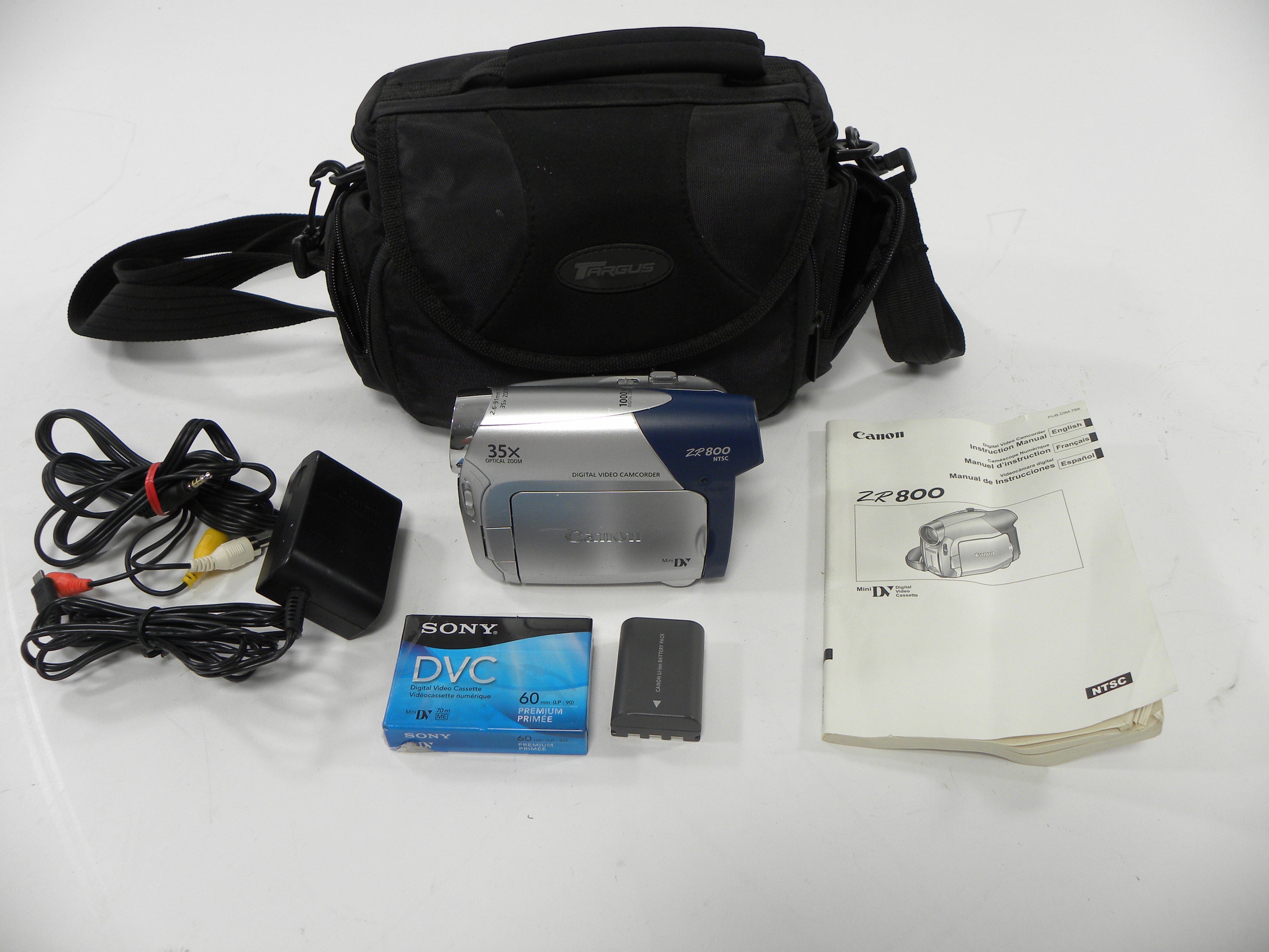 Canon ZR800 MiniDV Camcorder