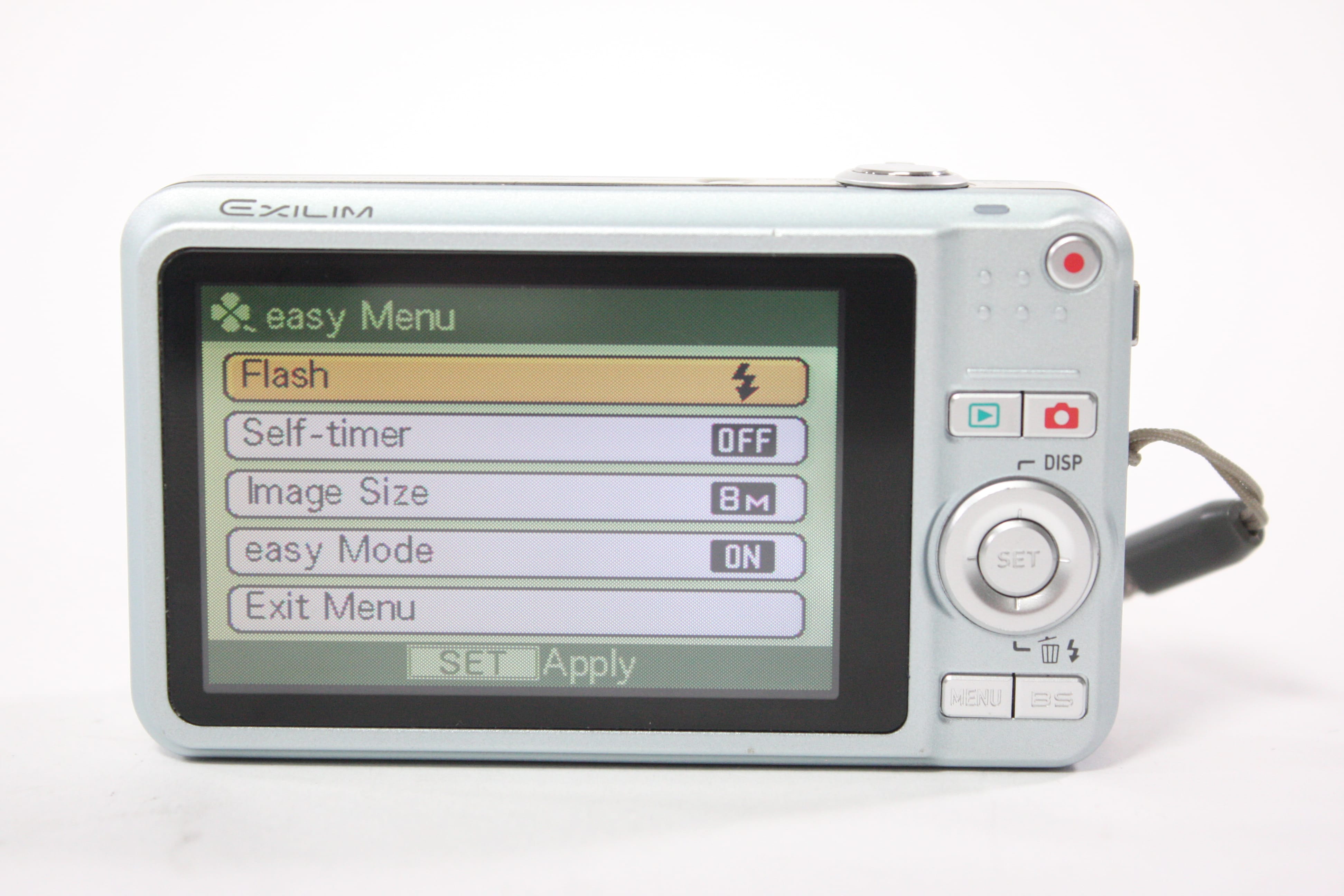 Casio EX-Z80A  Digital Point and Shoot Camera 3x Zoom 8.1mp (Light Blue)