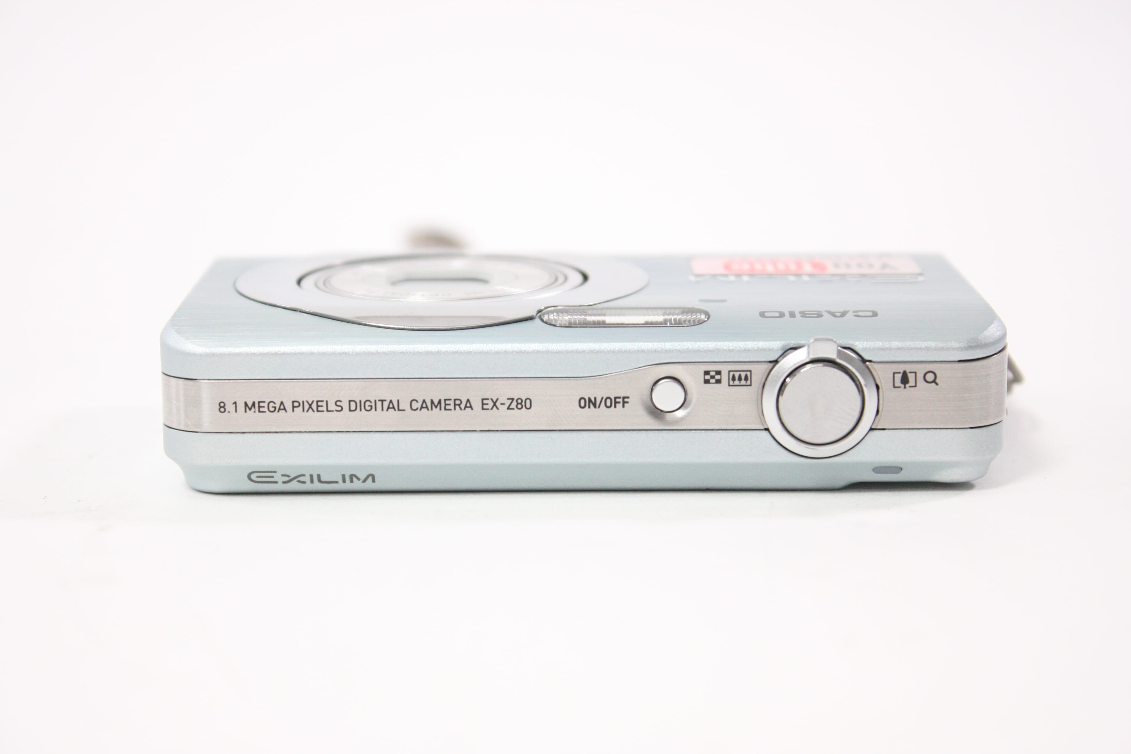Casio EX-Z80A  Digital Point and Shoot Camera 3x Zoom 8.1mp (Light Blue)
