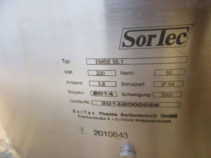 SORTEC VIBRATING BOWL 20142000028 EMSE55.1 230V 2.6A NSNP